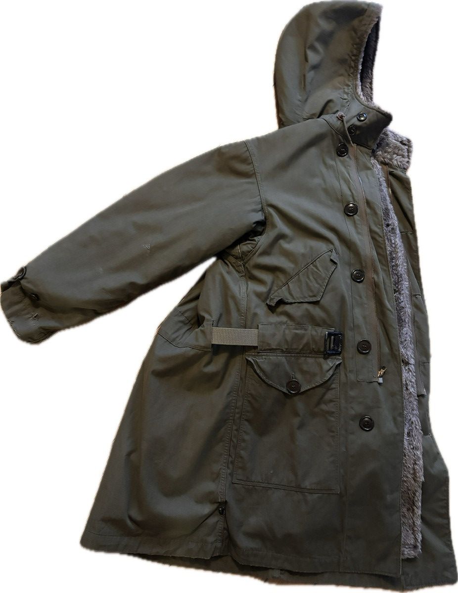 Buzz Rickson's Rare M1945 winter parka WW2 alpaca lined belted dated 1945 Size US S / EU 44-46 / 1 - 19 Thumbnail