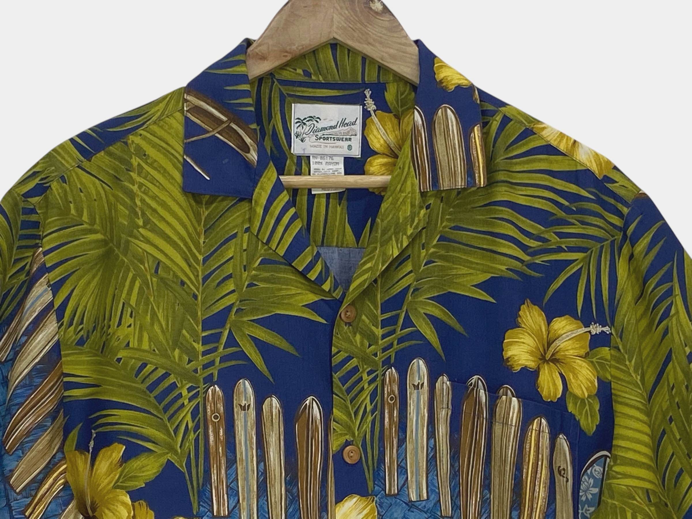 Diamond Head × Vintage Diamond Head Vintage Hawaiian Shirt Floral Print Summer Size US M / EU 48-50 / 2 - 5 Thumbnail