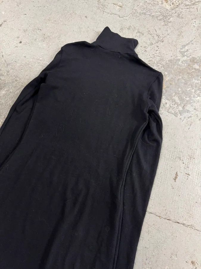 Vintage Plein Sud Black High Neck Midi Dress Size S / US 4 / IT 40 - 4 Thumbnail