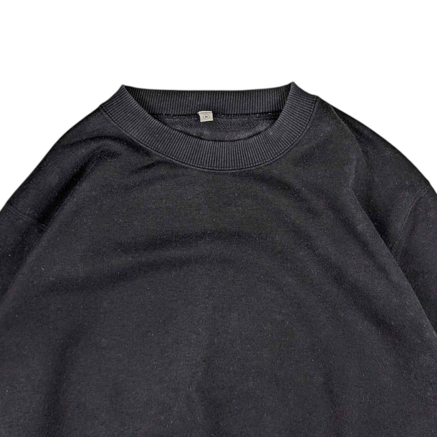 Uniqlo Vintage 90's UNIQLO Black Plain Sweatshirts Jumper Size US M / EU 48-50 / 2 - 4 Thumbnail