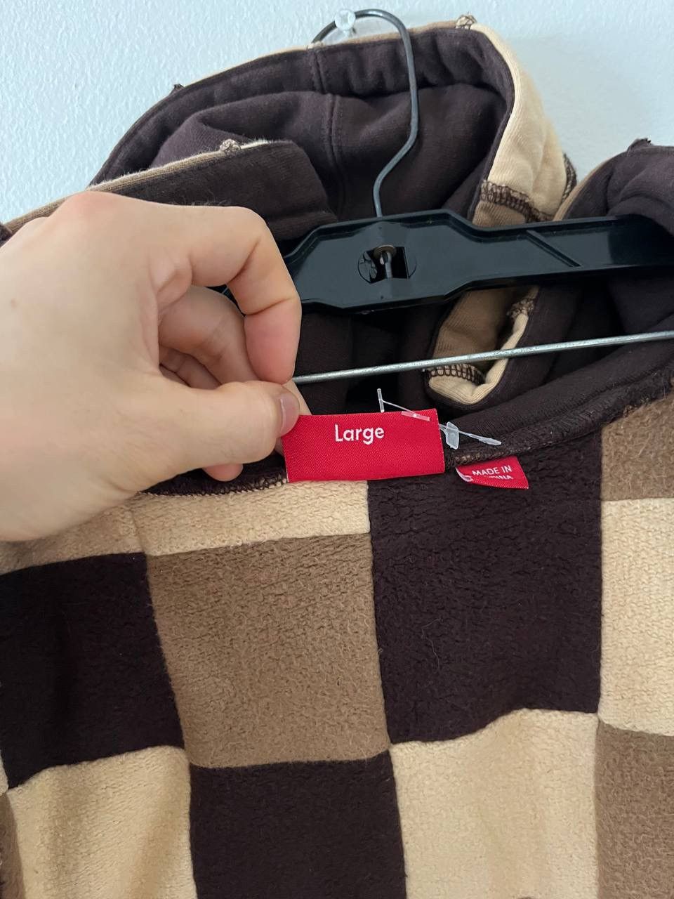 Supreme Supreme Reverse Patchwork Zip Up Hooded Sweatshirt L size Size US L / EU 52-54 / 3 - 5 Thumbnail