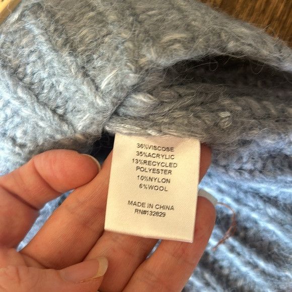 Lovers and Friends 🎀 NEW LOVERS + FRIENDS Galina Pullover in Steel Blue Size L / US 10 / IT 46 - 8 Thumbnail