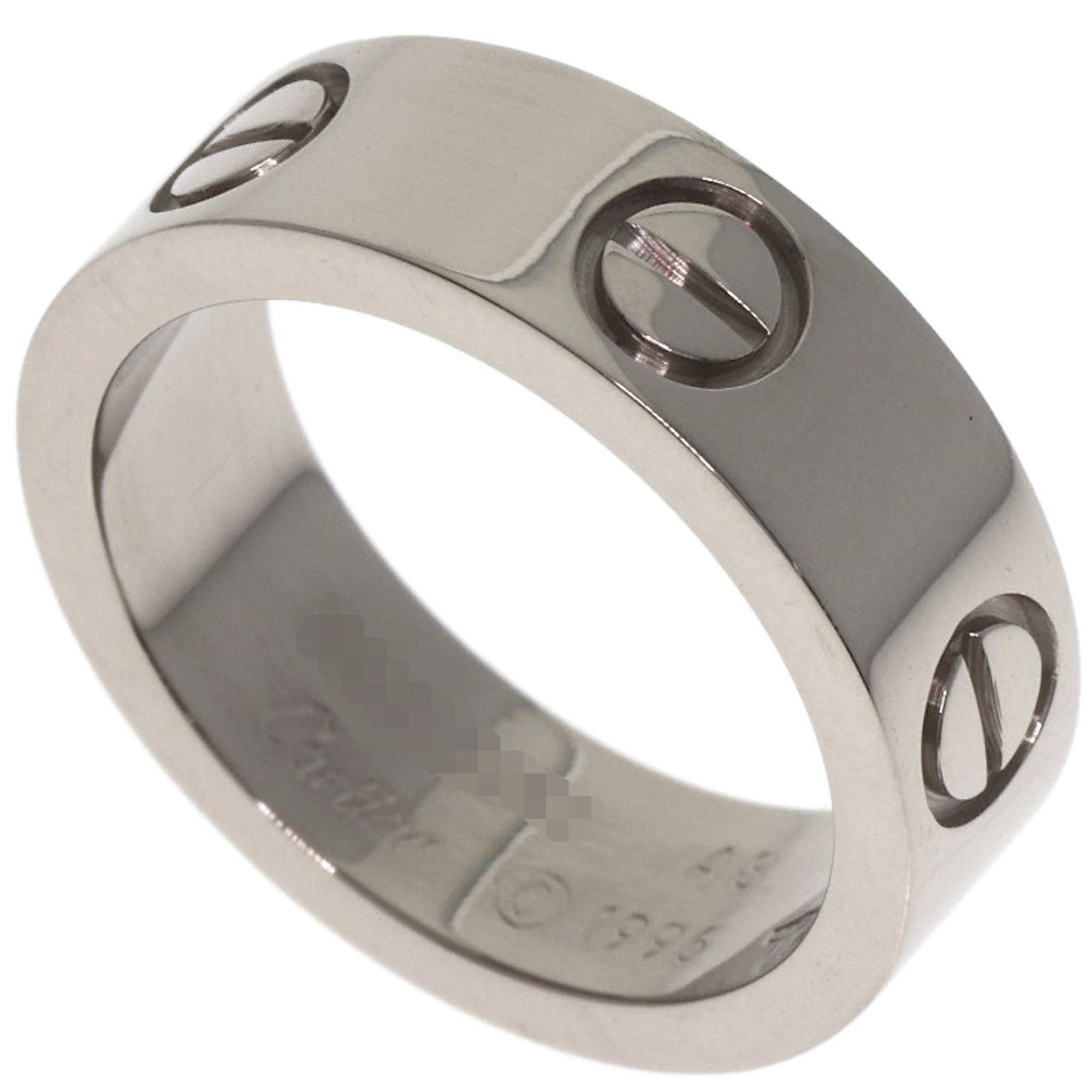 Cartier Cartier Love Ring #48 18K White Gold Women's Size ONE SIZE - 1 Thumbnail