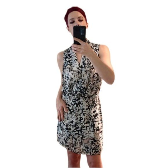 Parker Parker silk sleeveless faux wrap dress abstract print XS Size XS / US 0-2 / IT 36-38 - 3 Thumbnail