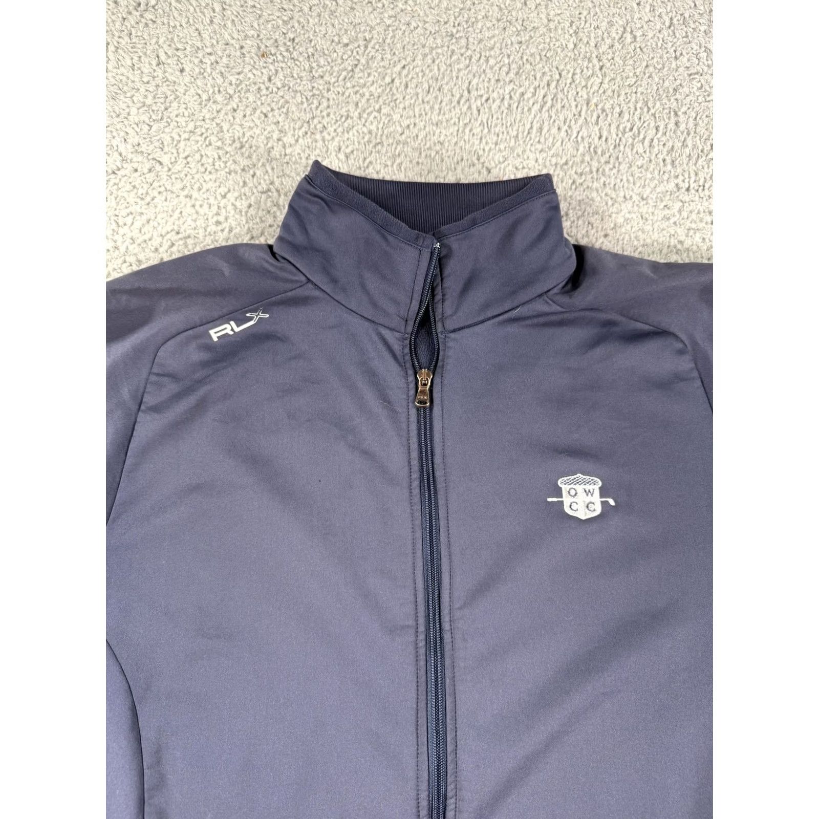 Ralph Lauren Ralph Lauren RLX Jacket Mens XL Blue Full Zip Golf Performance Polyester Windbreaker, Logo, Zipper, Pockets, Lightweight, Stretch, Wind-Resistant Size US XL / EU 56 / 4 - 3 Thumbnail