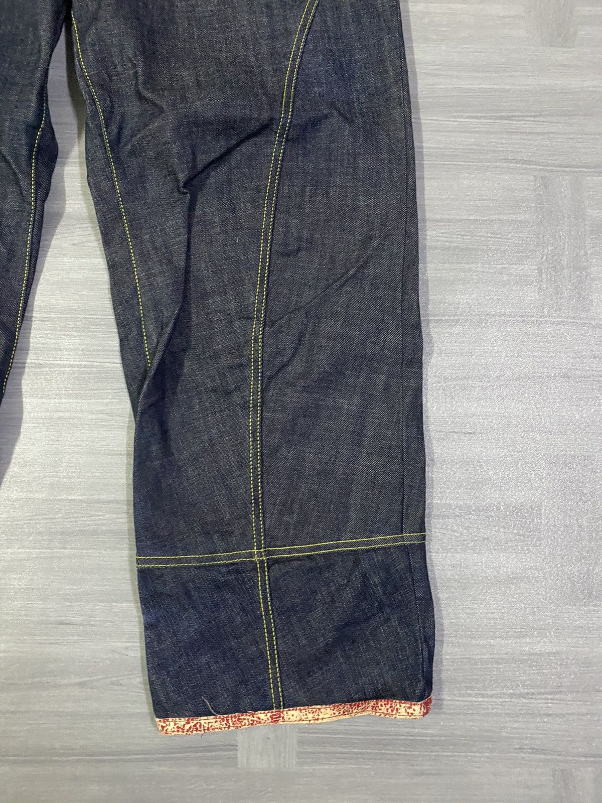 Japanese Brand Rare Monsteat by Momotaro Baggy Denim Jeans Size US 36 / EU 52 - 4 Thumbnail
