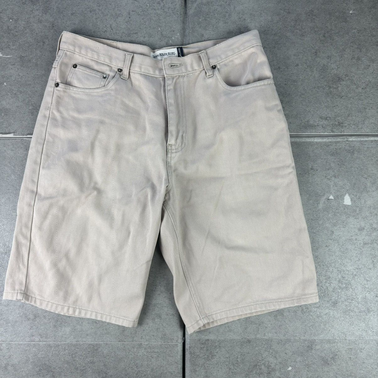 Other Vintage tan jorts jean shorts Size US 33 - 4 Thumbnail