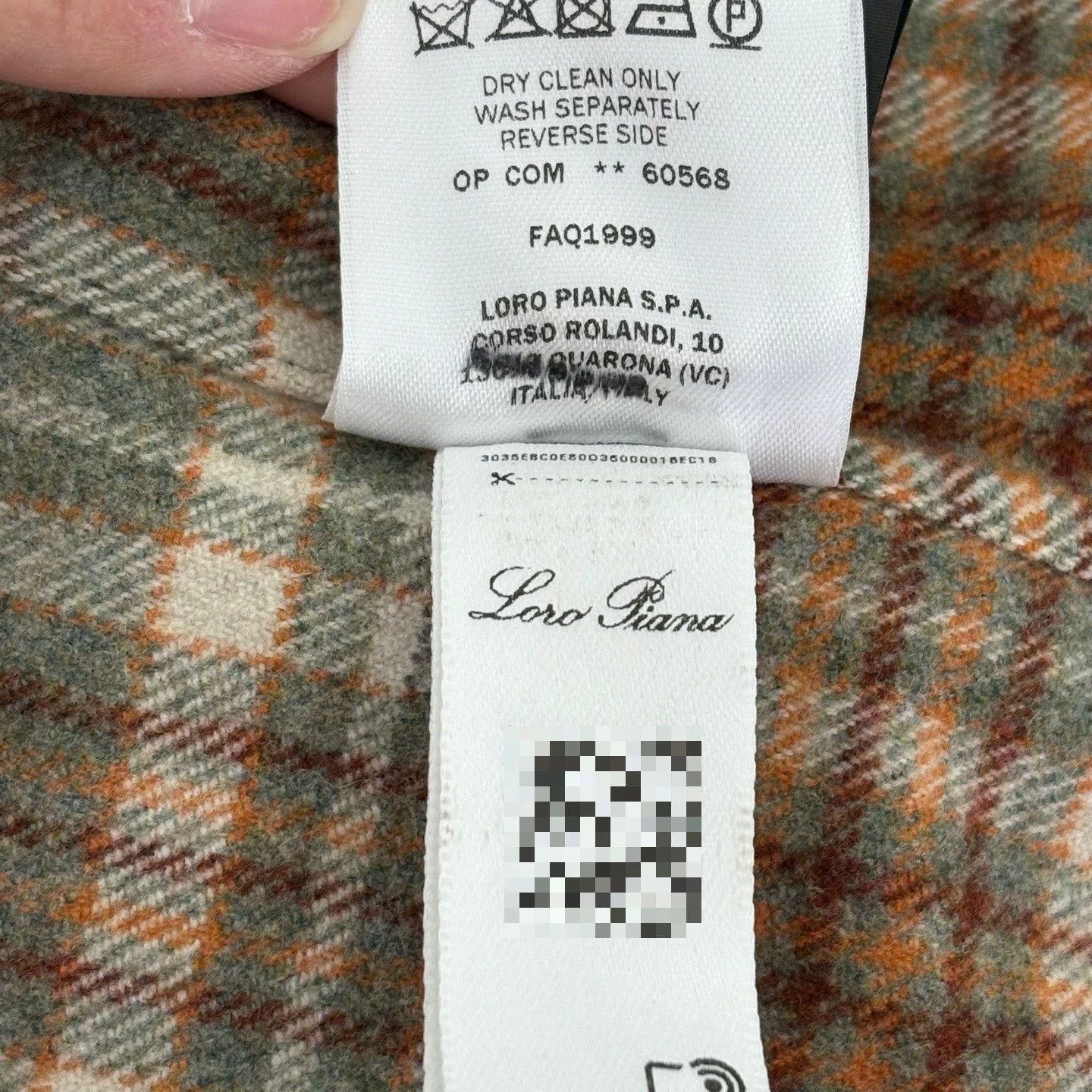 Loro Piana Loro Piana FW25 Loro Highlands Check Cashmere Shirt 41 Size US L / EU 52-54 / 3 - 4 Thumbnail
