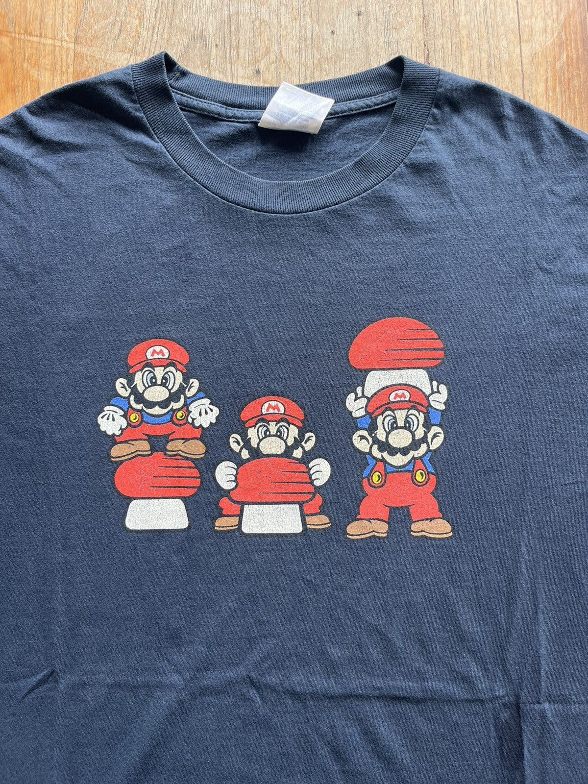 Nintendo × Vintage Vintage MARIO Nintendo game T-shirt Size US L / EU 52-54 / 3 - 3 Thumbnail
