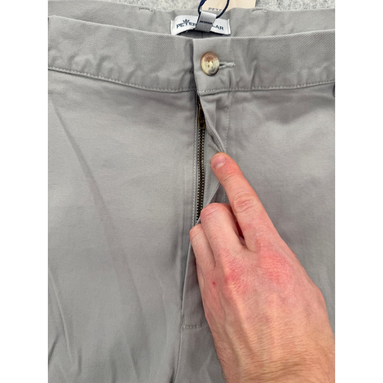 Peter Millar NWT Peter Millar Crown Pilot Twill Flat Front Gray Trousers Size US 38 / EU 54 - 3 Thumbnail