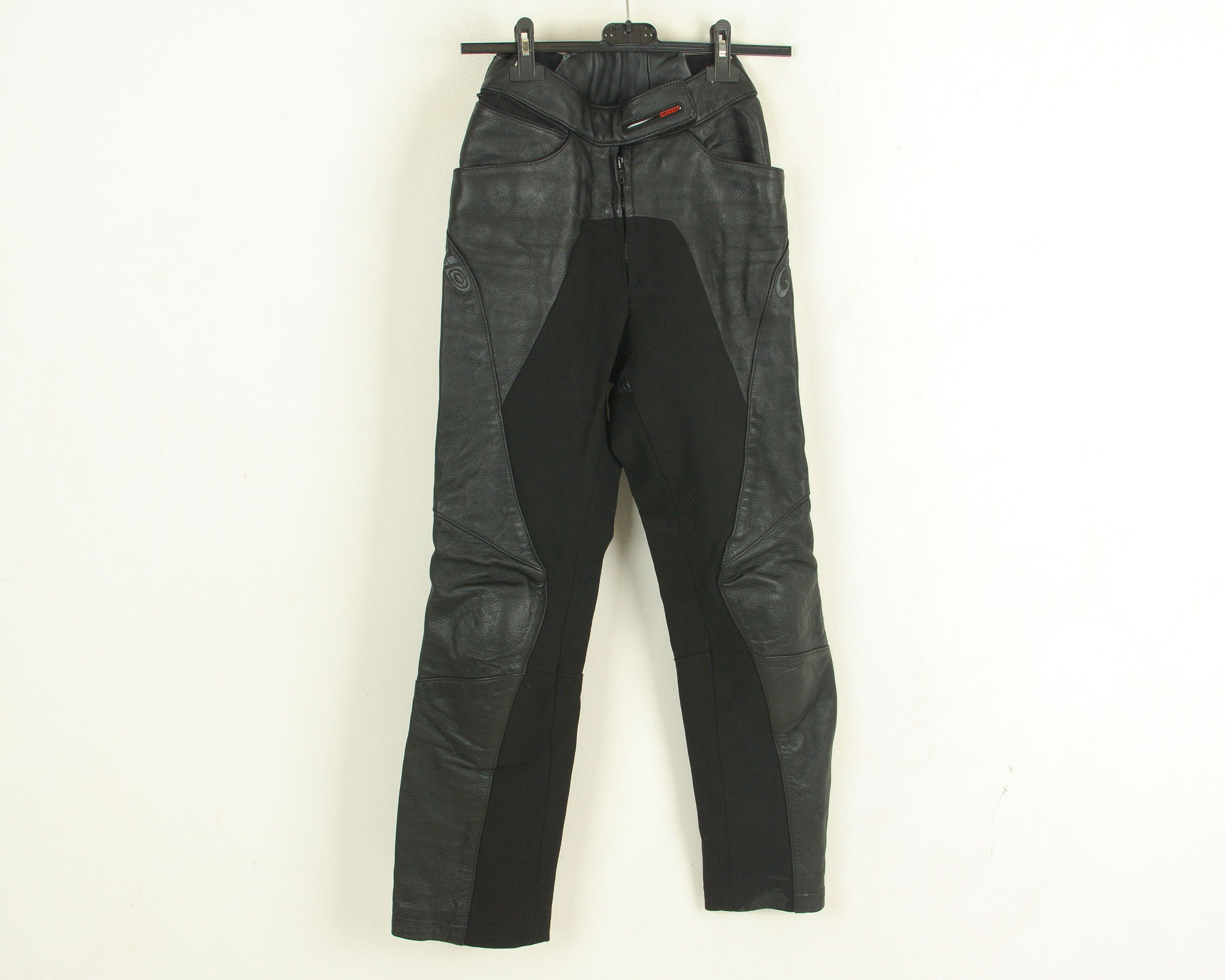 Leather Grid S Leather Motorcycle Pants Biker EU 36 Knee Protection Size 27" / US 4 / IT 40 - 1 Thumbnail