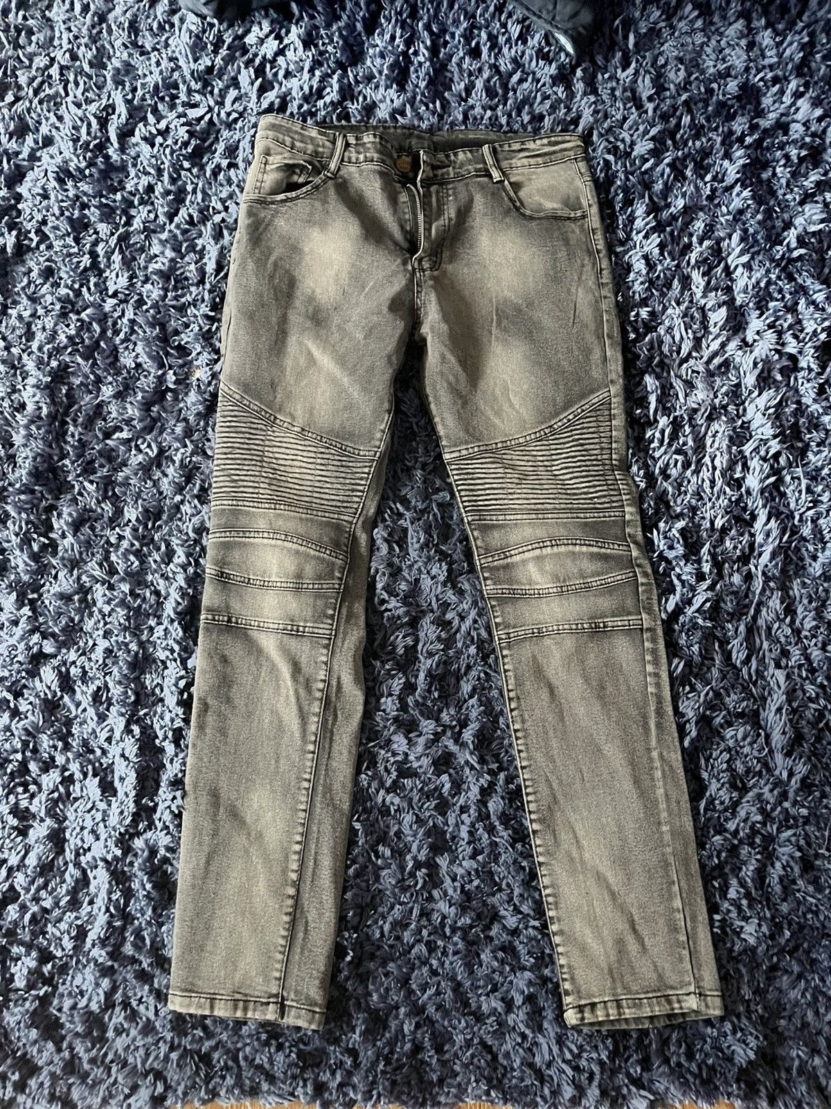 Levi's Grey biker levi’s Size US 32 / EU 48 - 1 Thumbnail