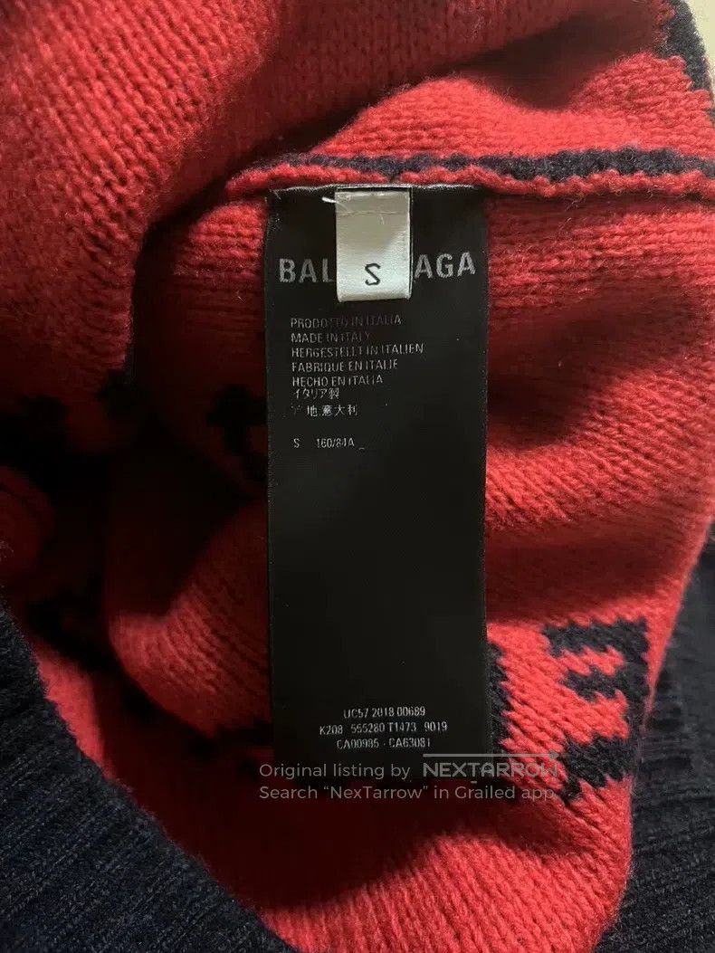 Balenciaga Balenciaga Bullet screen full-print cardigan Size US S / EU 44-46 / 1 - 4 Thumbnail