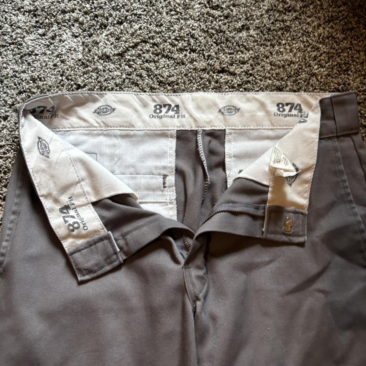 Dickies Grey Dickies 874 Original Fit chino pants Size US 31 - 2 Thumbnail
