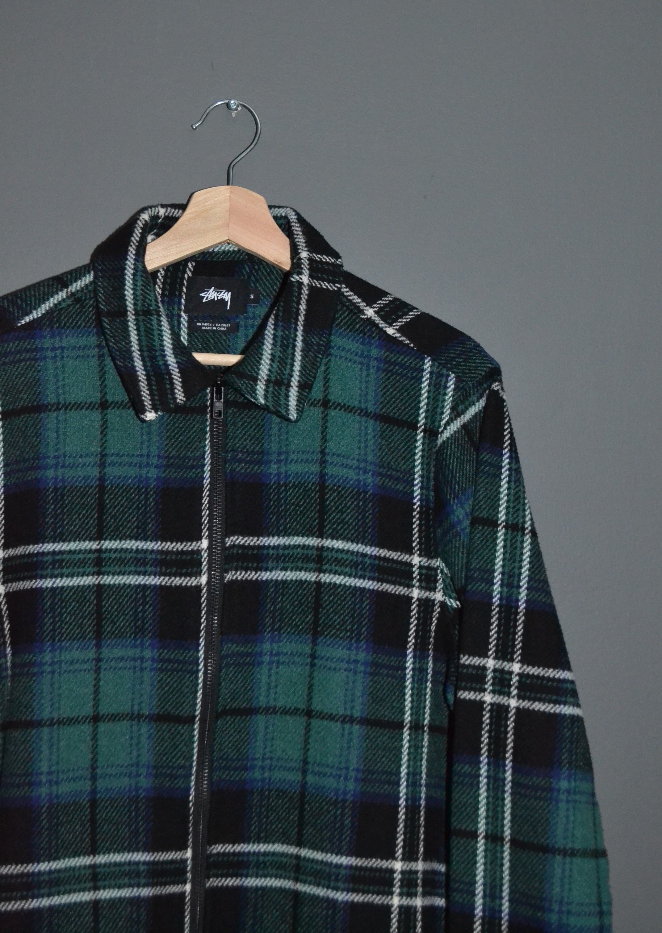 Stussy Stussy Wool Overshirt Jacket S Check Size US S / EU 44-46 / 1 - 2 Thumbnail