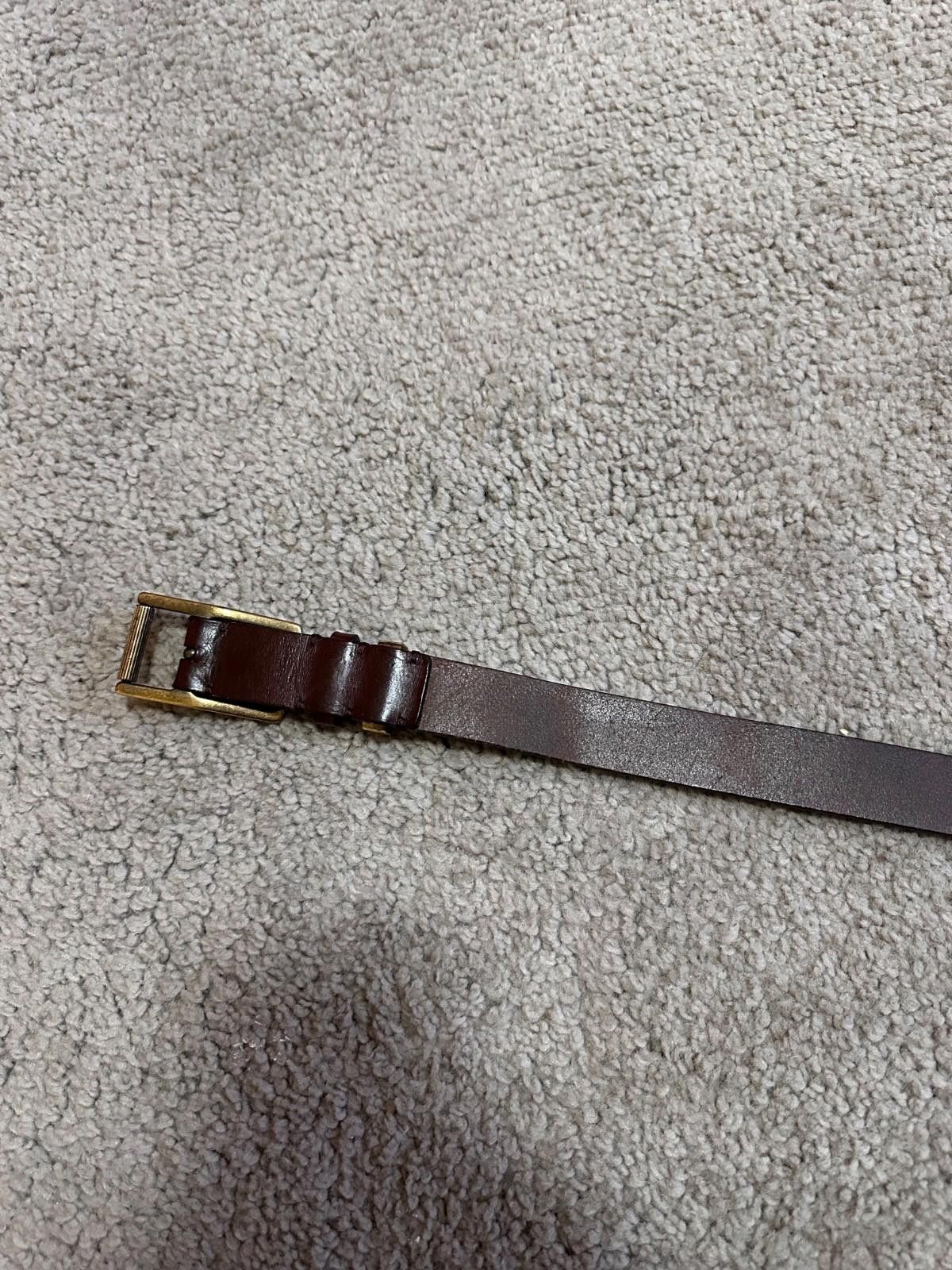 Burberry Burberry Brown Leather Belt 36/90 Size ONE SIZE - 8 Thumbnail