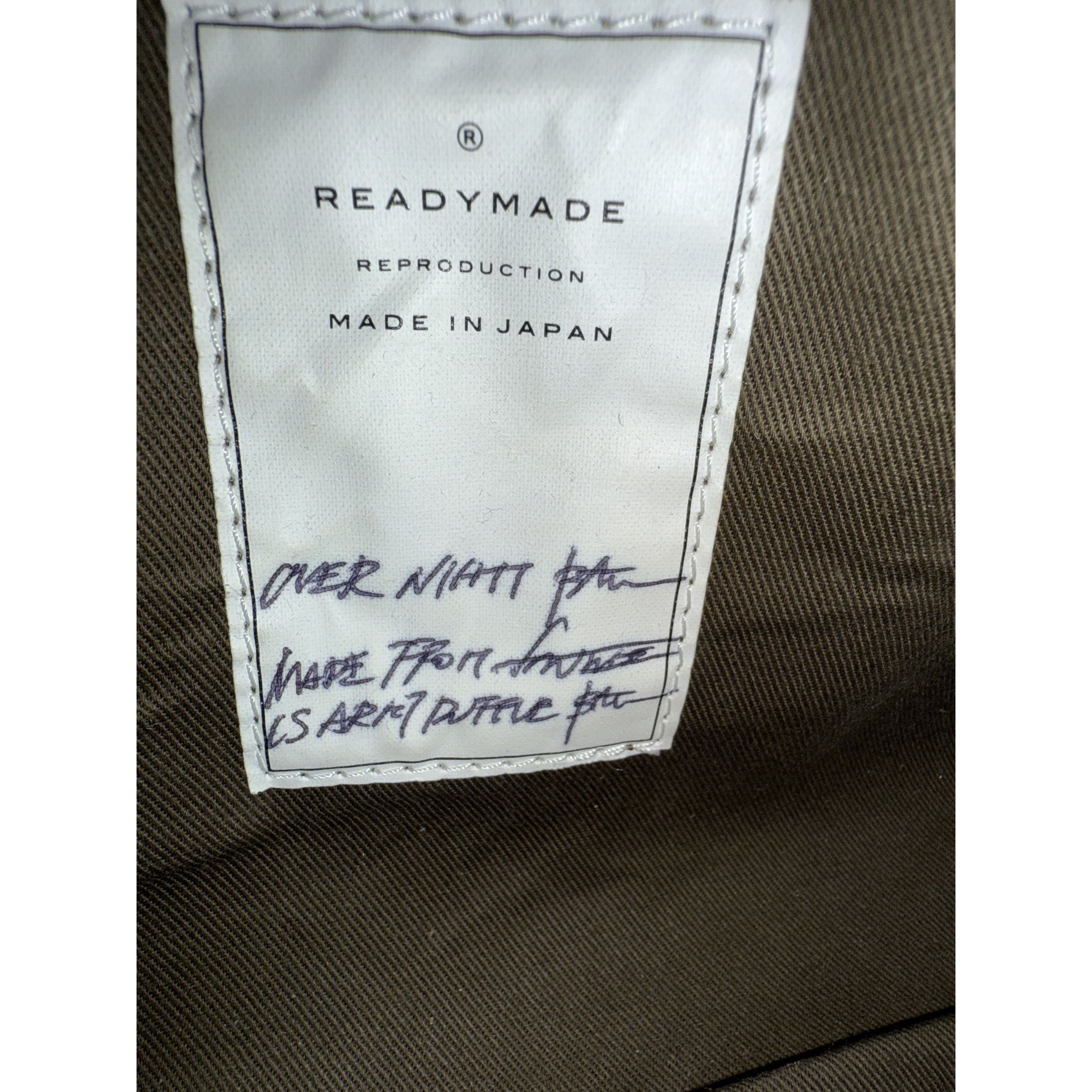 READYMADE Readymade Olive Green Canvas Overnight Bag Made In Japan Size ONE SIZE - 6 Thumbnail