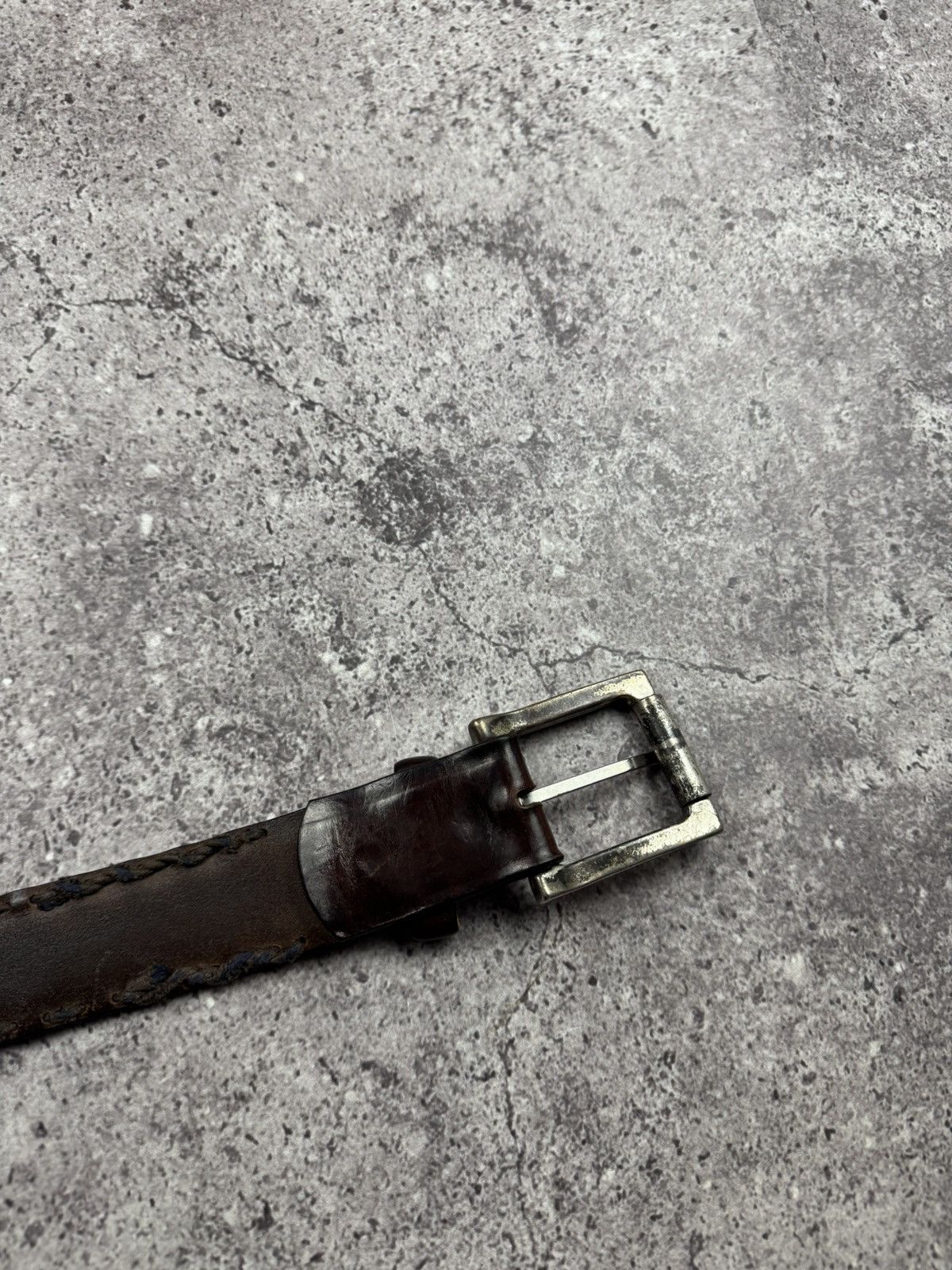 Japanese Brand 00’s NUMBER NINE STYLE BRAIDED LEATHER RARE Y2K BELT VINTAGE Size ONE SIZE - 10 Thumbnail