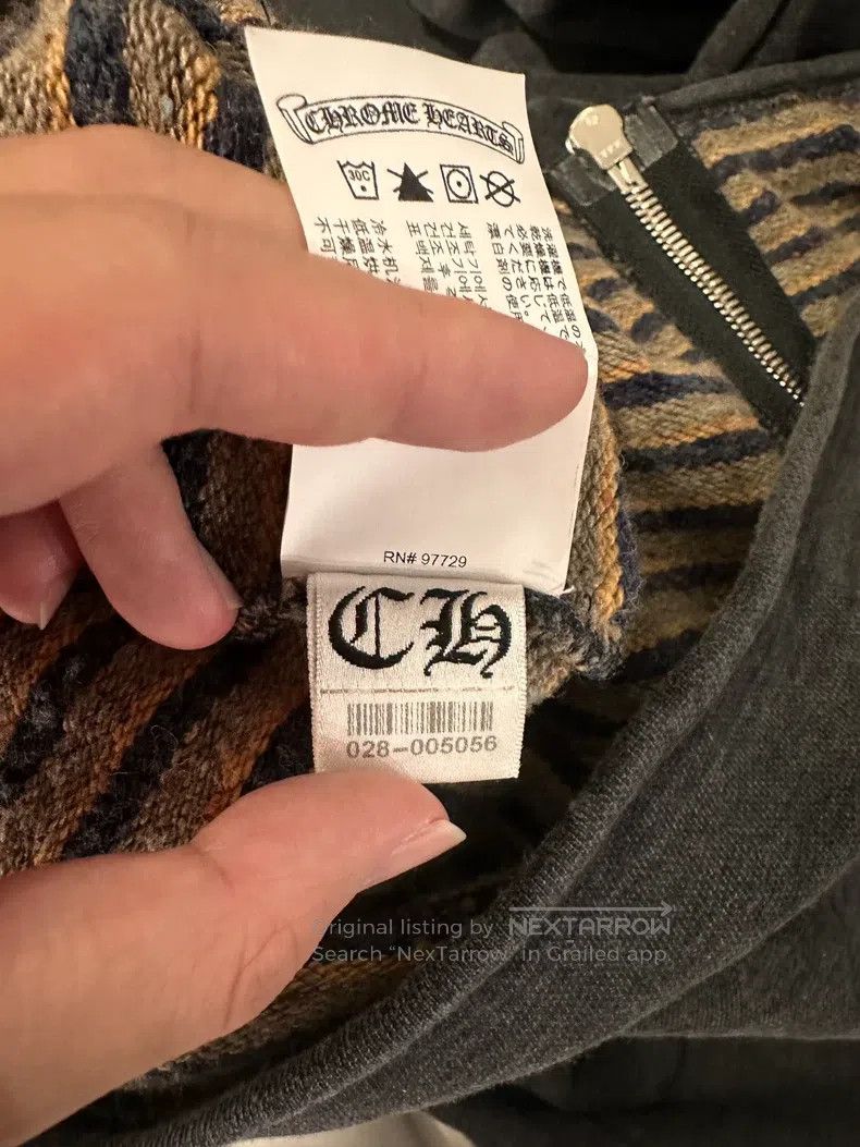 Chrome Hearts CHROME HEARTS Size L Graffiti embroidery zipper hoodie Size US L / EU 52-54 / 3 - 5 Thumbnail