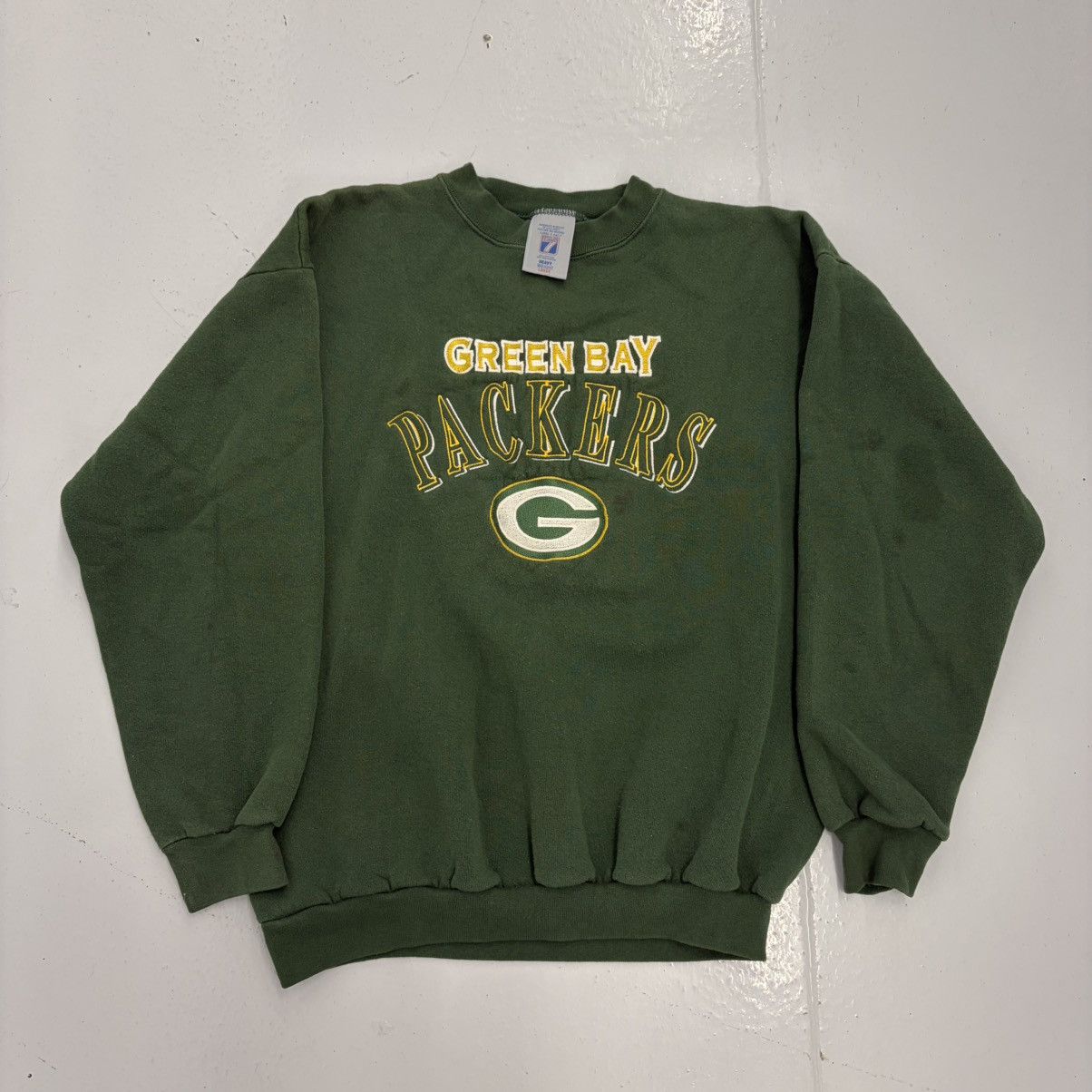 Logo 7 Vintage 90s Green Bay Packers Embroidered NFL Sweatshirt Size US L / EU 52-54 / 3 - 1 Thumbnail