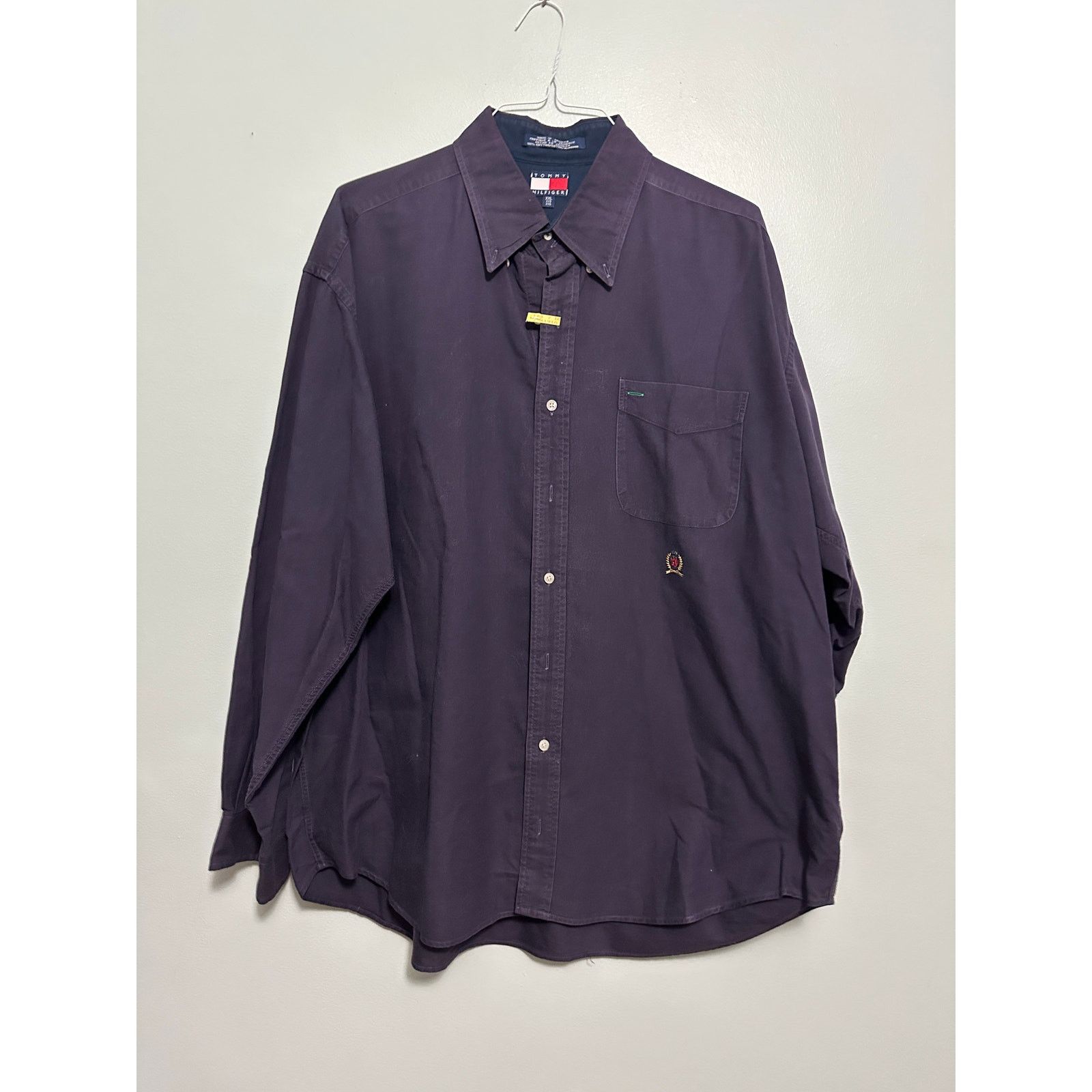 Tommy Hilfiger Tommy Hilfiger dark plum purple button down size XXL Size US XXL / EU 58 / 5 - 2 Thumbnail