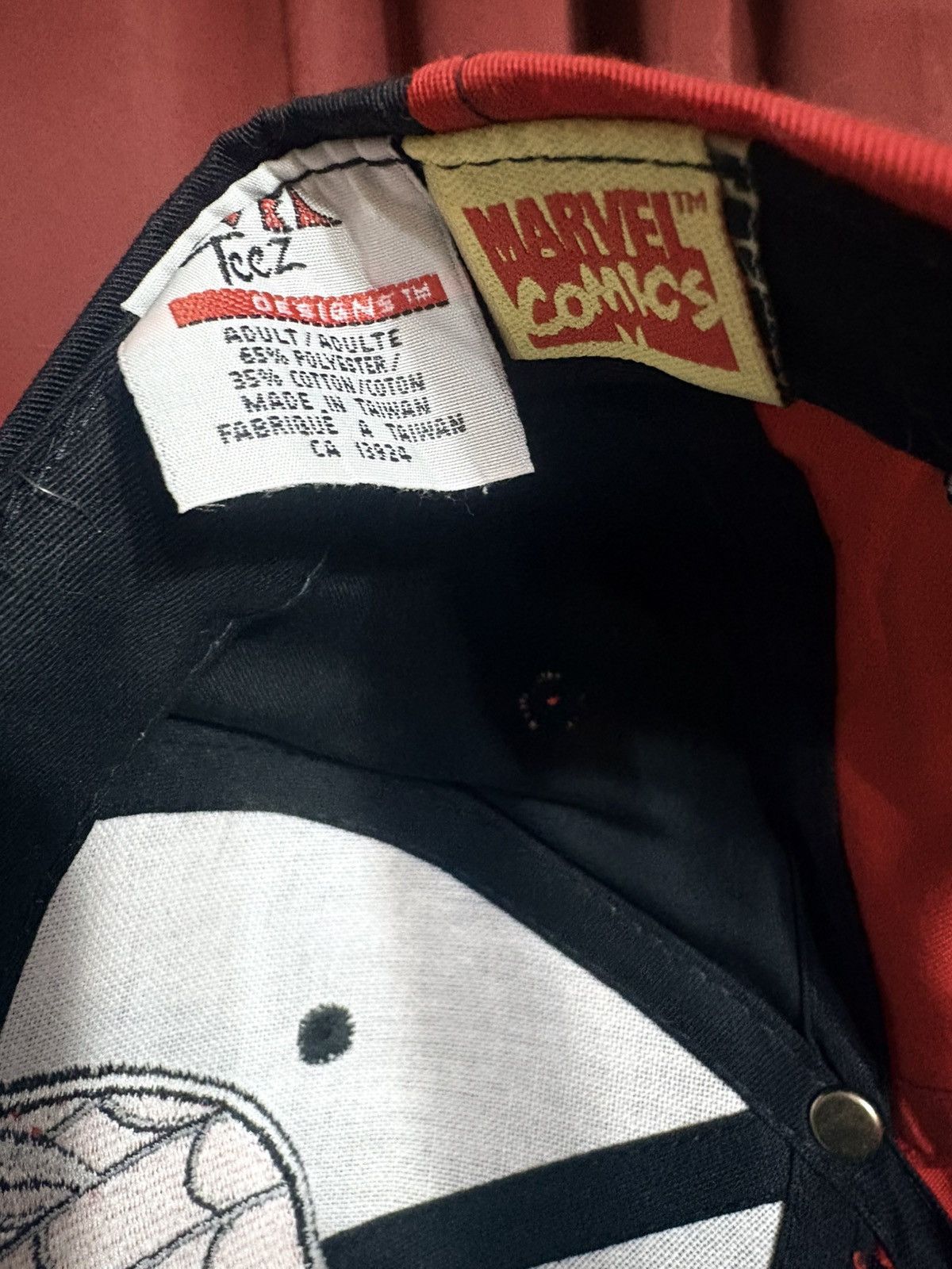 Marvel Comics Vintage Spider-Man Hat Marvel Comics 90’s Blockhead Grail Size ONE SIZE - 5 Thumbnail