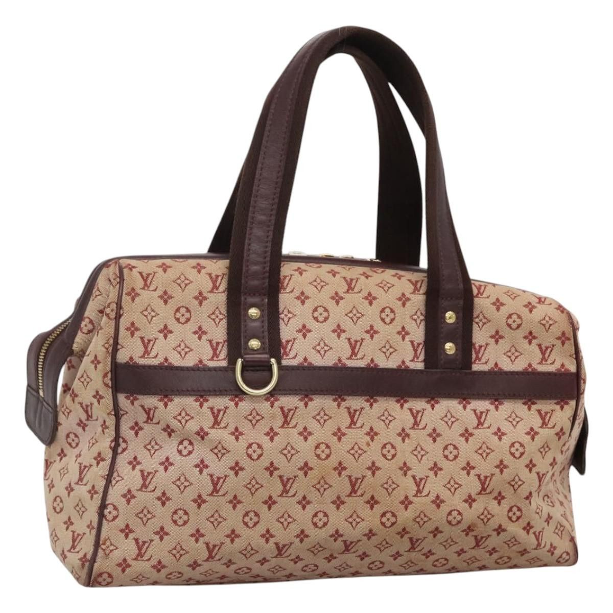 Louis Vuitton Monogram Mini Josephine Gm Hand Bag Red M92311 Lv Auth My441, Women's