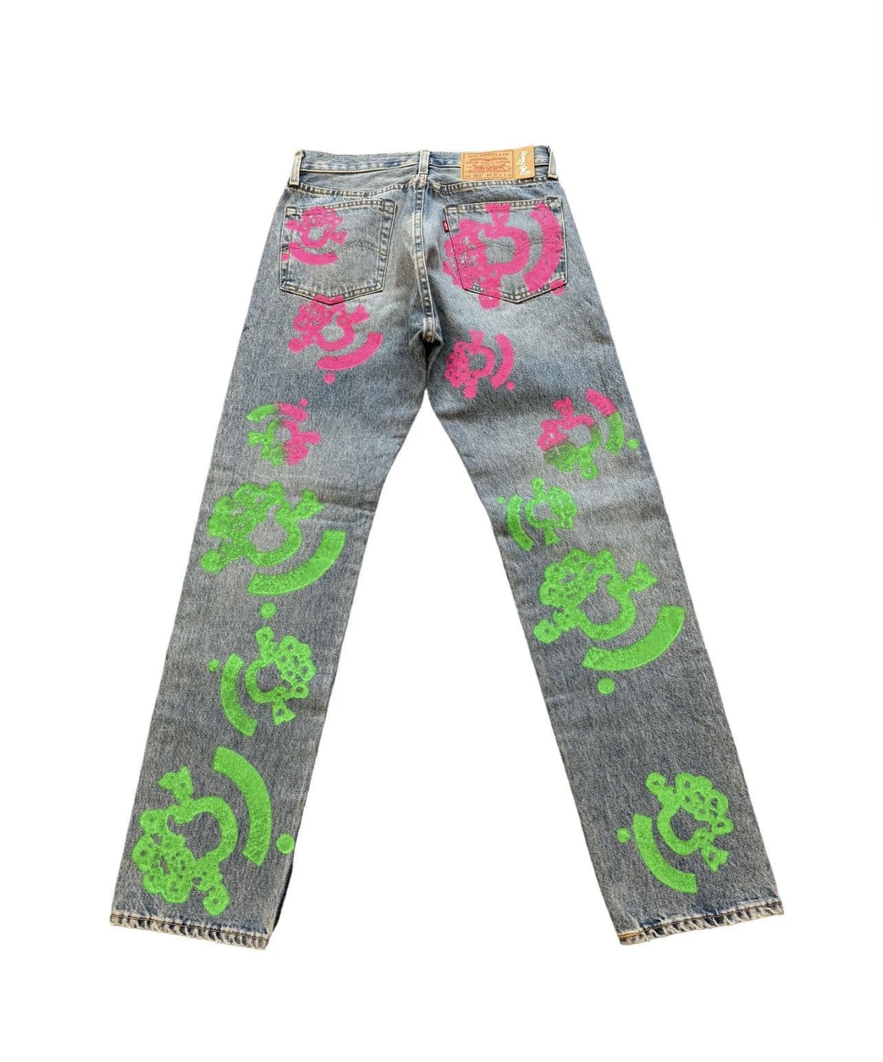 (B).Stroy × DENIM TEARS Denim Tears B-Stroy Jeans Size US 31 - 2 Thumbnail