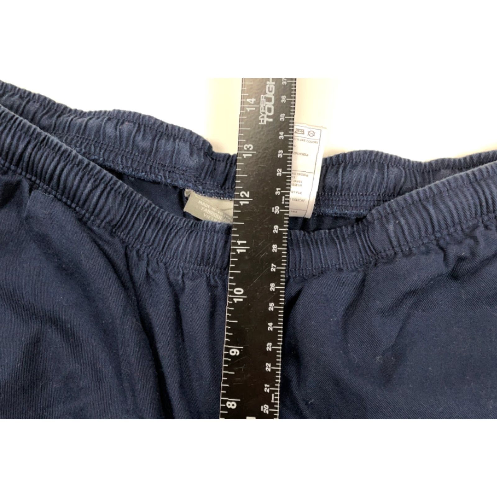 Nike Nike Cargo Shorts Men's L Blue Gray Striped Cotton Elastic Waist Drawstring Pockets Vintage 90s Size US 32 / EU 48 - 5 Thumbnail