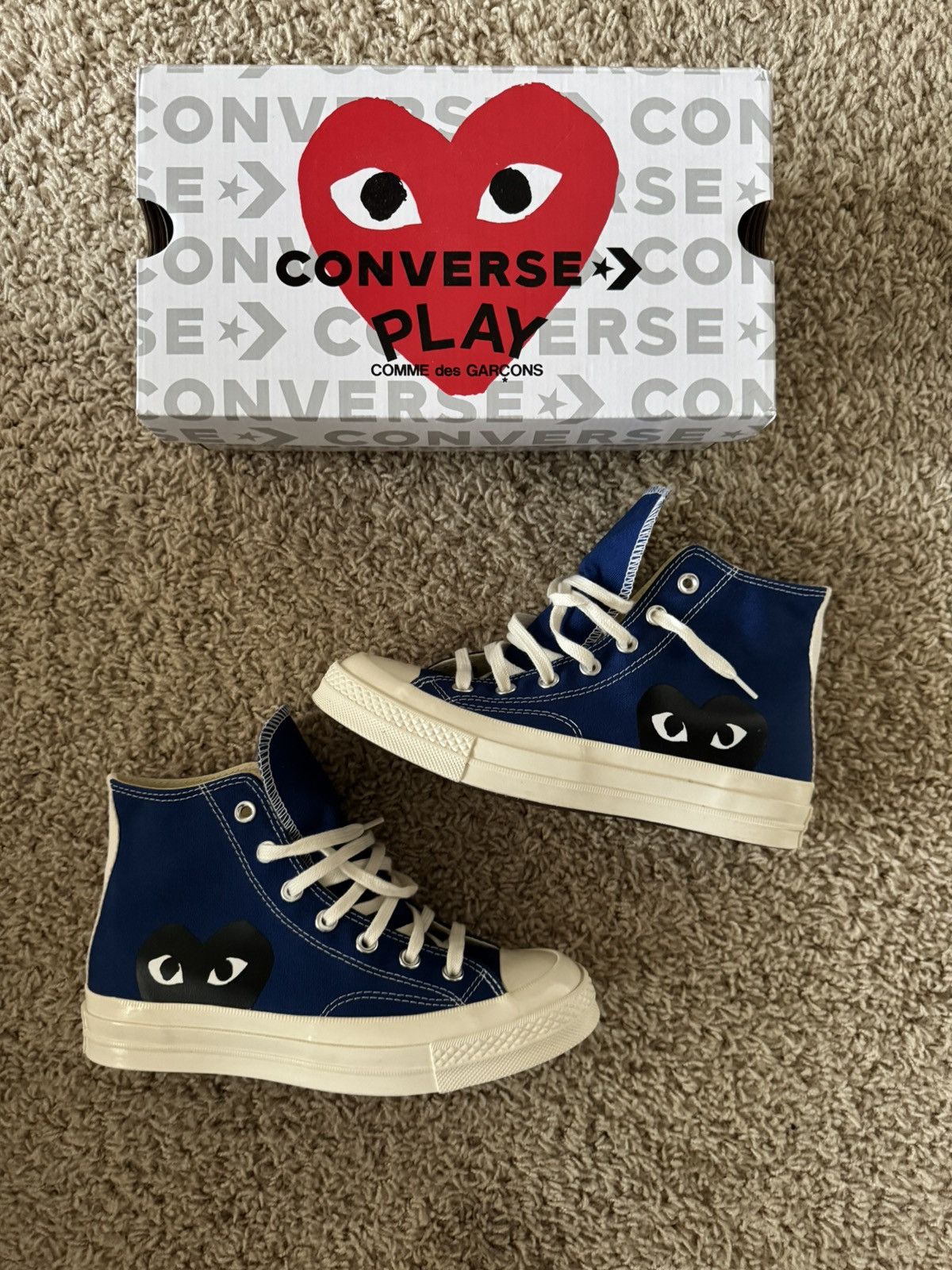 Converse comme des garcons size 6 hotsell