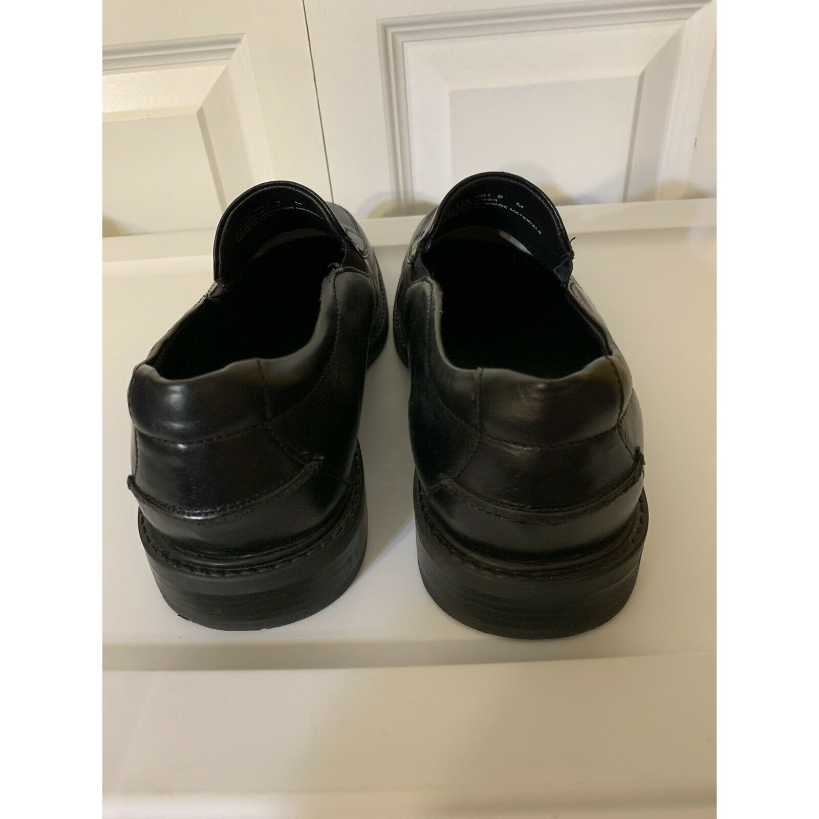 Nunn Bush NUNN BUSH Black Leather Slip On Dress Loafers Shoes 81115-00 Size US 9 / EU 42 - 10 Thumbnail