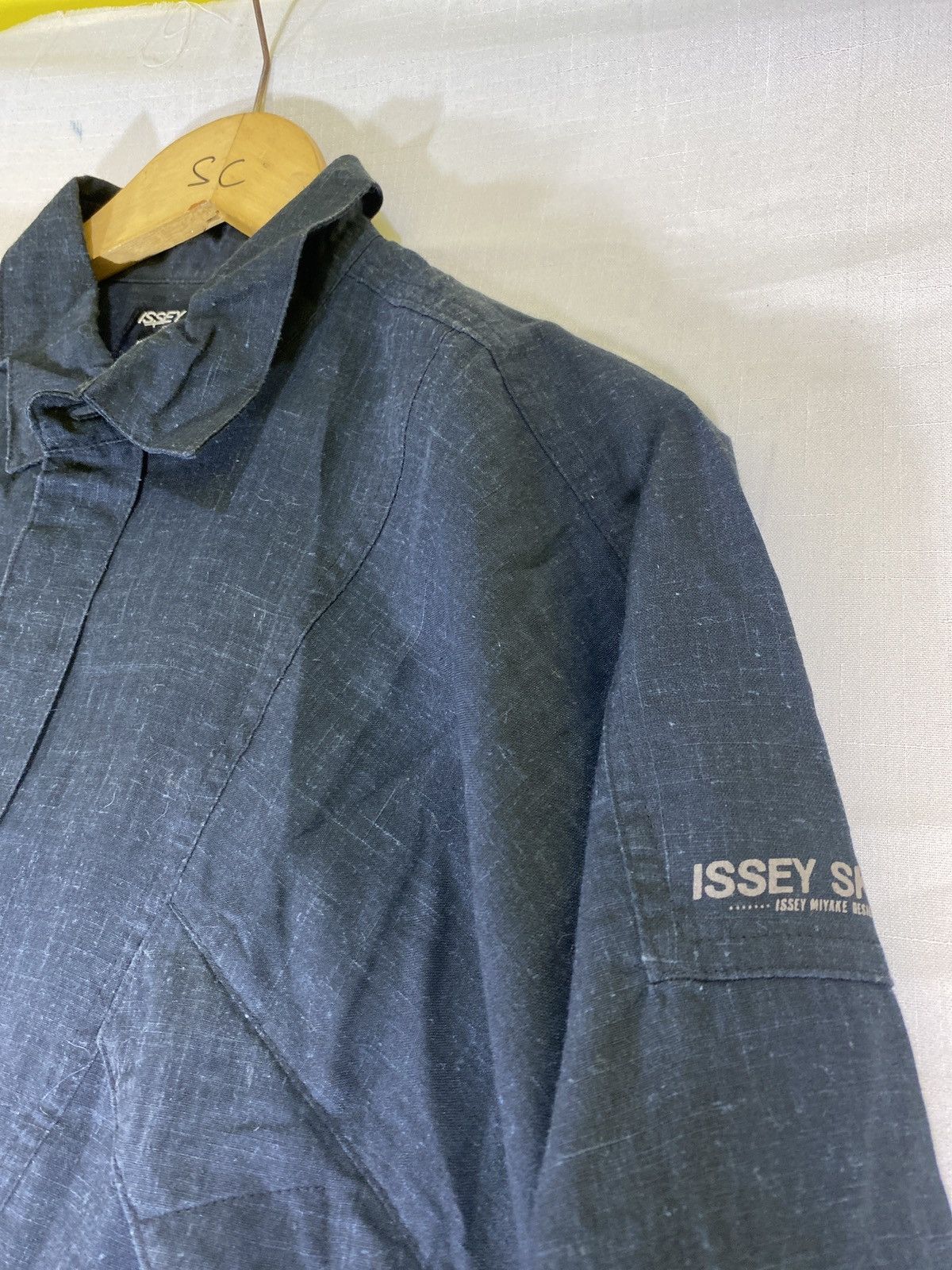 Issey Miyake skyline overiszed wool pullover shirt Size US L / EU 52-54 / 3 - 3 Thumbnail
