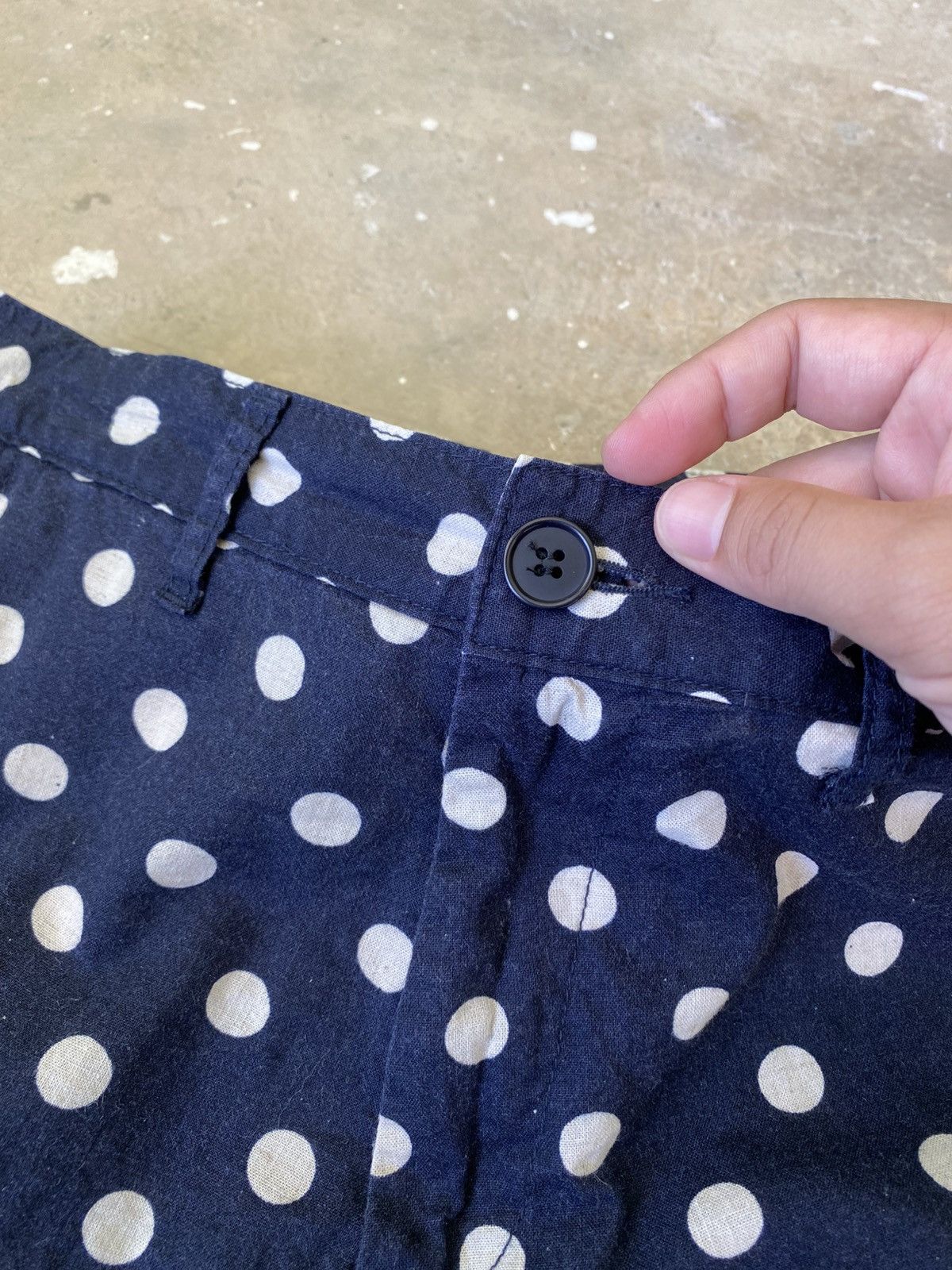Ships Jet Blue SHIPS JET BLUE Polka Dot Linen Blend Shorts Size US 30 / EU 46 - 3 Thumbnail
