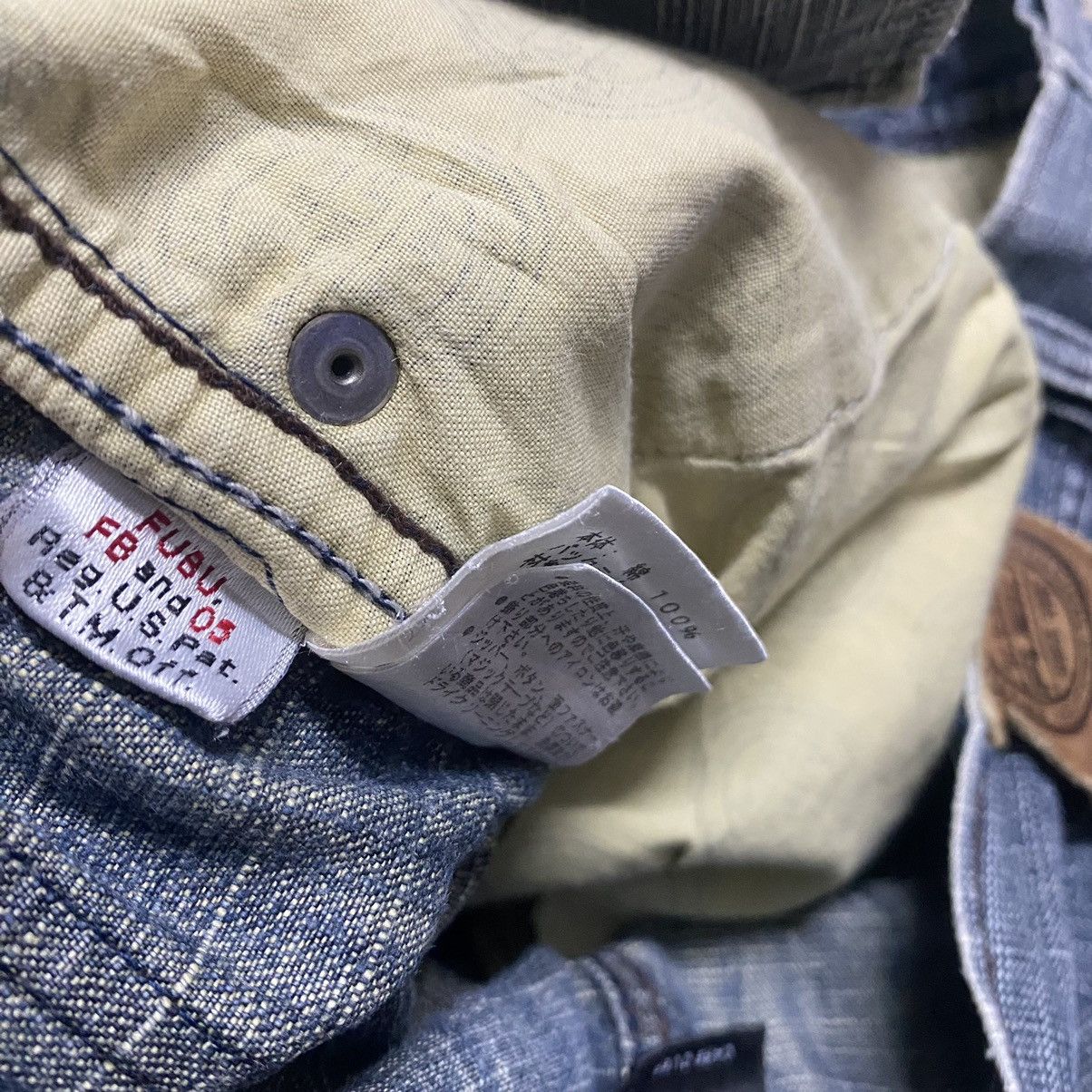 Fubu Vintage FUBU VARSITY Denim Baggy Pants Size US 34 / EU 50 - 22 Thumbnail