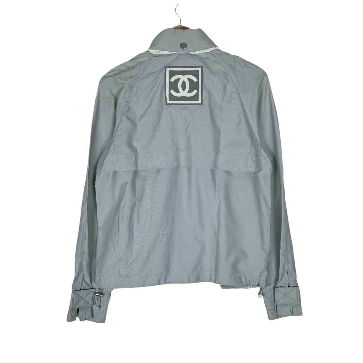 Chanel 🌟CHANEL IDENTIFICATION HOODIE AW01 SPORTS 2 WAY LIGHT JACKET Size M / US 6-8 / IT 42-44 - 13 Thumbnail