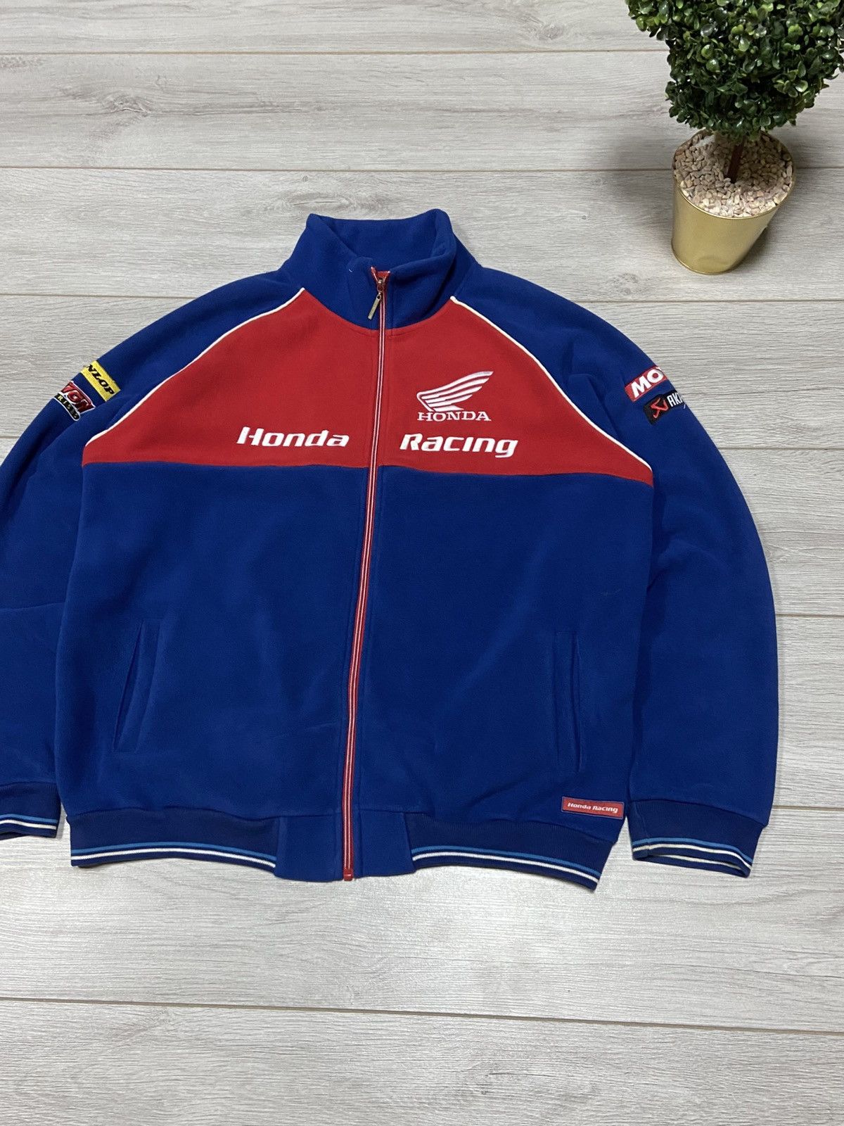 Honda Honda racing vintage fleece zip Size US XL / EU 56 / 4 - 3 Thumbnail