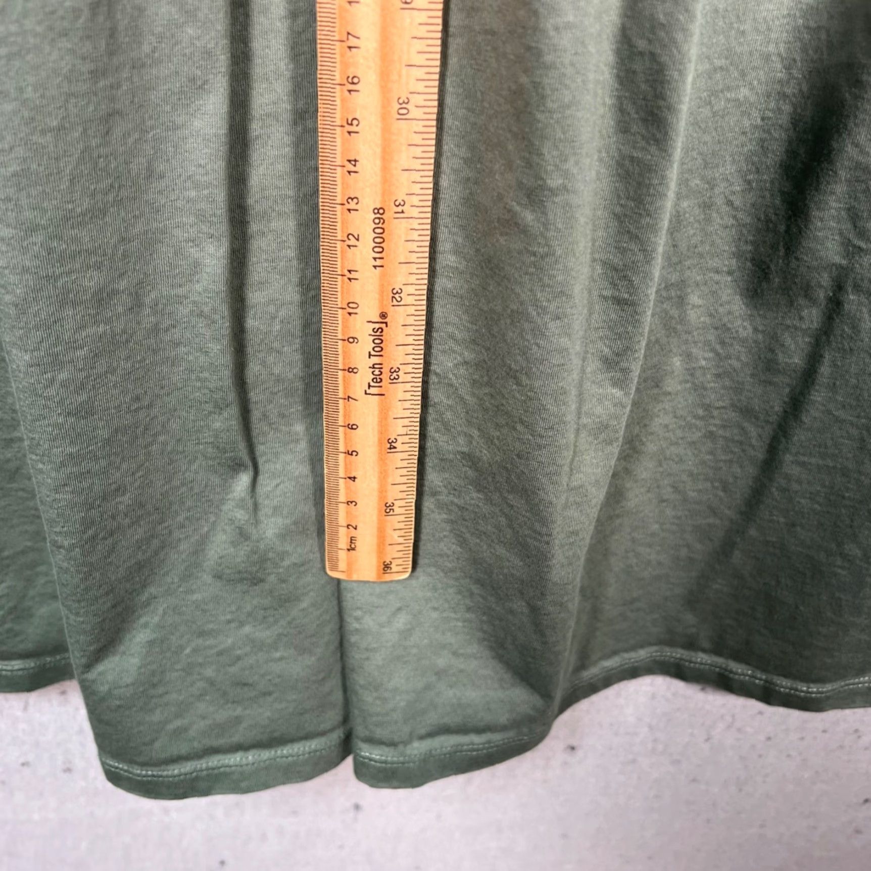 Uniqlo Uniqlo Womens Dress Sleeveless Green Tiered Midi Size Small Cotton Blend Size S / US 4 / IT 40 - 6 Thumbnail