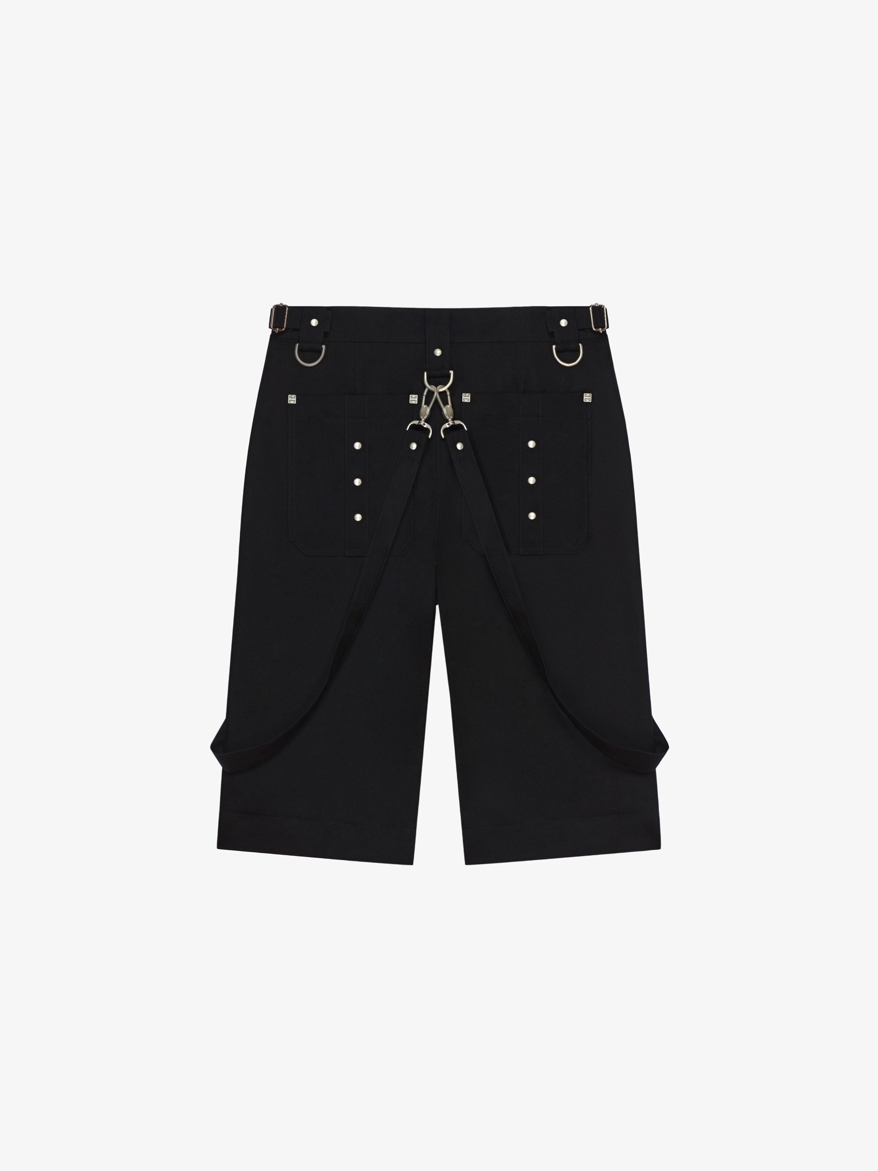 Givenchy o1w1db10325 Hardware Pant in Black Size US 26 / EU 42 - 6 Thumbnail