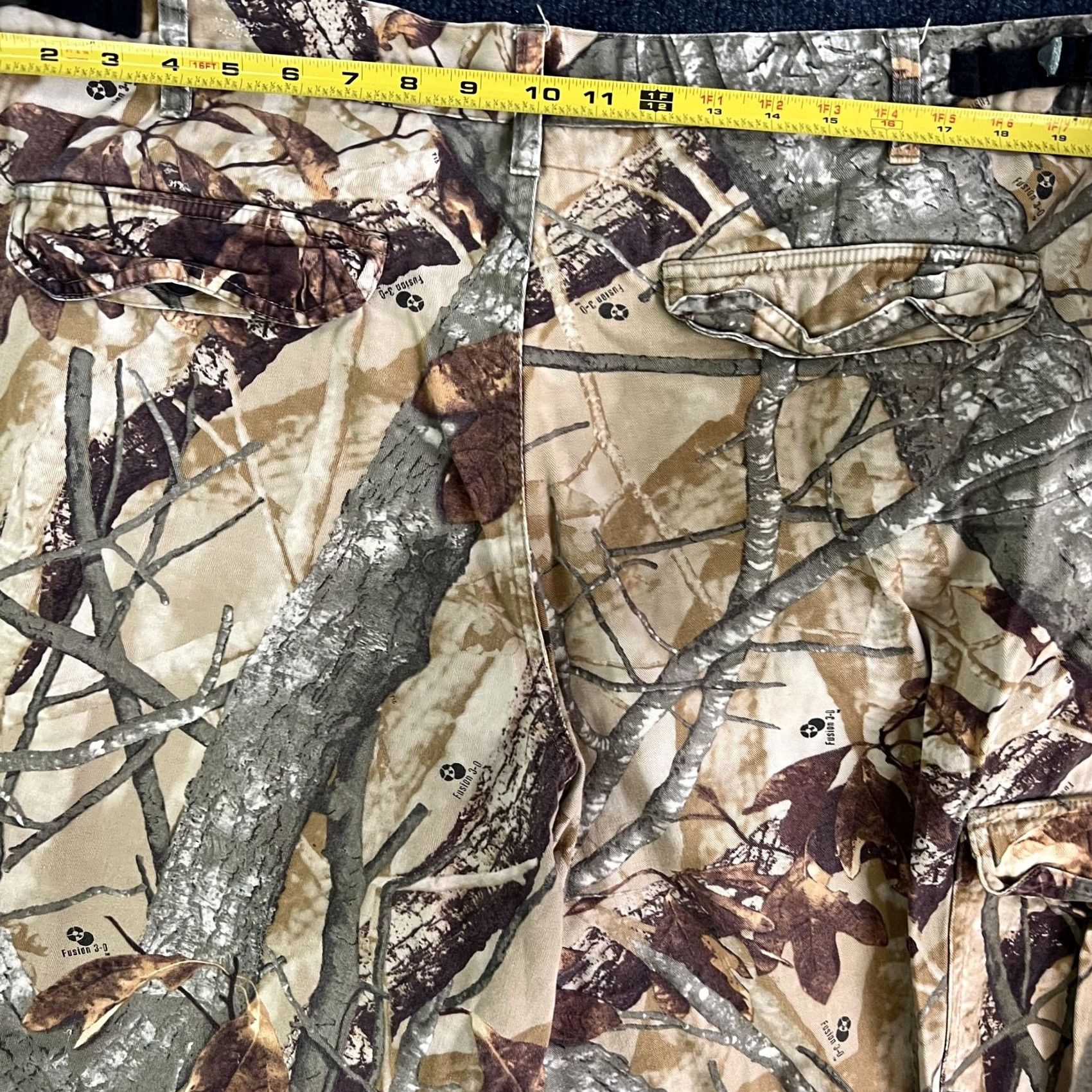 Vintage Outfitters Ridge Camo Cargo Pants Men XL Size US 36 / EU 52 - 7 Thumbnail