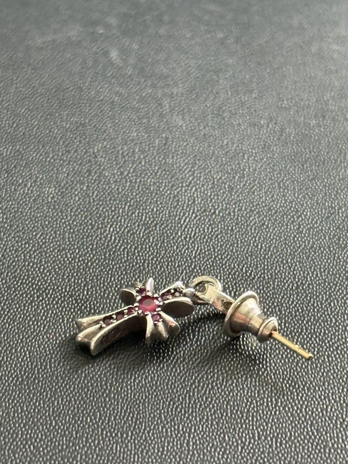 Chrome Hearts Chrome Hearts Pave Factory Ruby Set Babyfat Earring Drop Size ONE SIZE - 20 Thumbnail