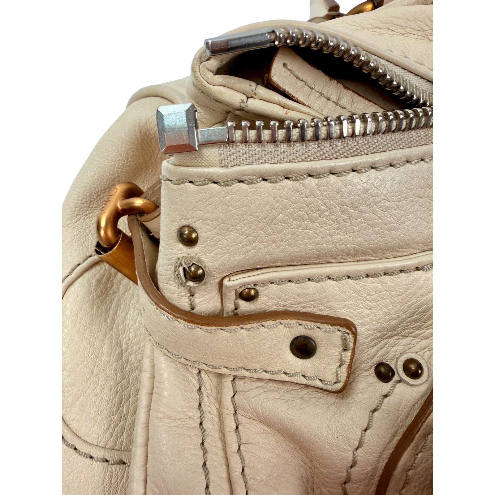 Chloe Chloe Ivory Paddington Medium Satchel Bag Size ONE SIZE - 10 Thumbnail