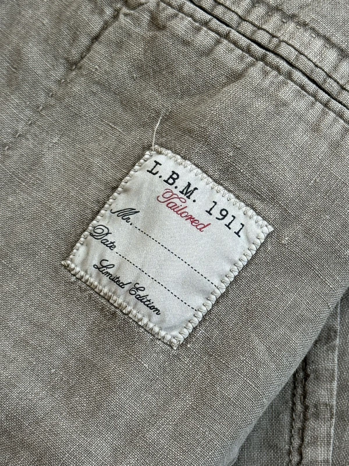 L.B.M. 1911 L.B.M. 1911 tailored linen blazer casual jacket Size 46R - 11 Thumbnail