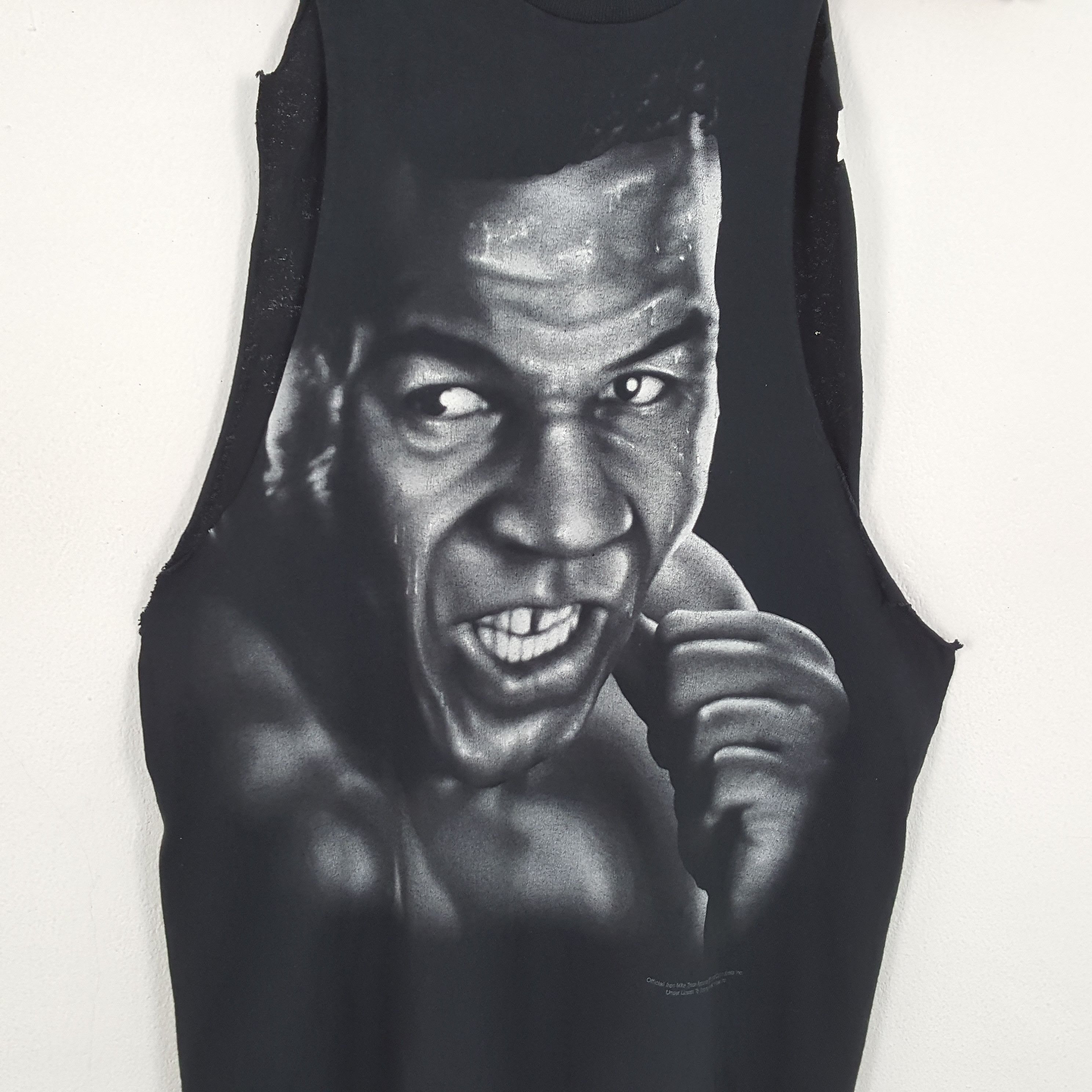 Joe Boxer × Vintage Vintage MIKE TYSON American Boxers Distressed Sleeves Size US M / EU 48-50 / 2 - 2 Thumbnail