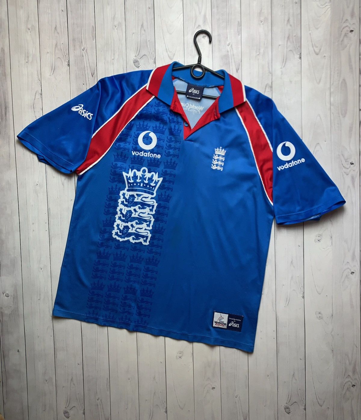 Asics × Vintage Vintage asics England cricket jersey size XL rare 1999 Size US XL / EU 56 / 4 - 1 Thumbnail