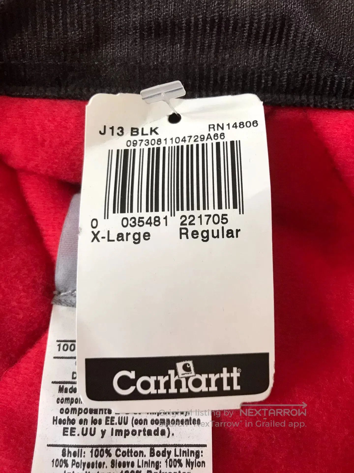 Carhartt Carhartt J13 Santa Fe Canvas Work Jacket. Size US XL / EU 56 / 4 - 8 Thumbnail
