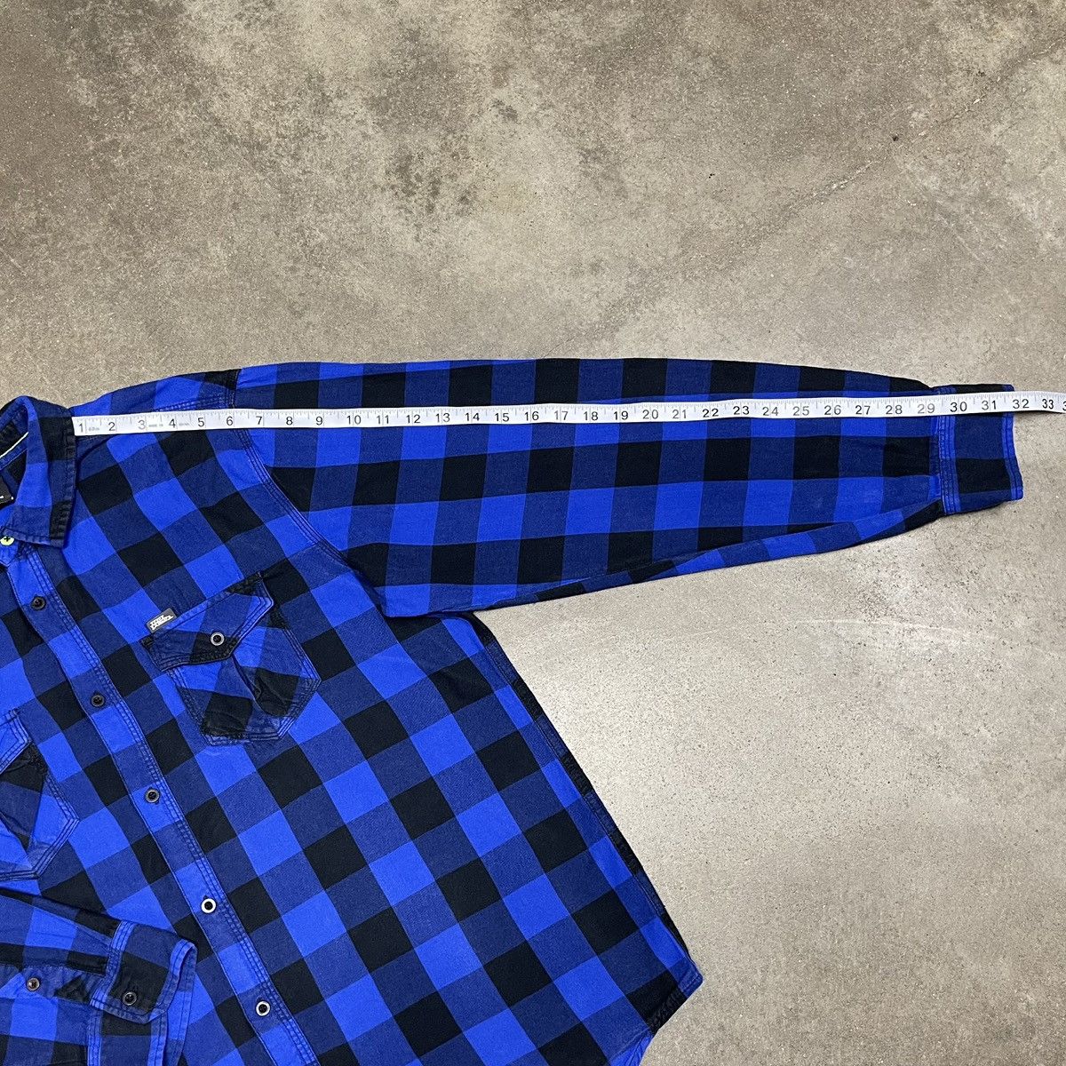 No Fear Vintage No Fear Embroidered Button Up Flannel Y2K Size US XL / EU 56 / 4 - 8 Thumbnail