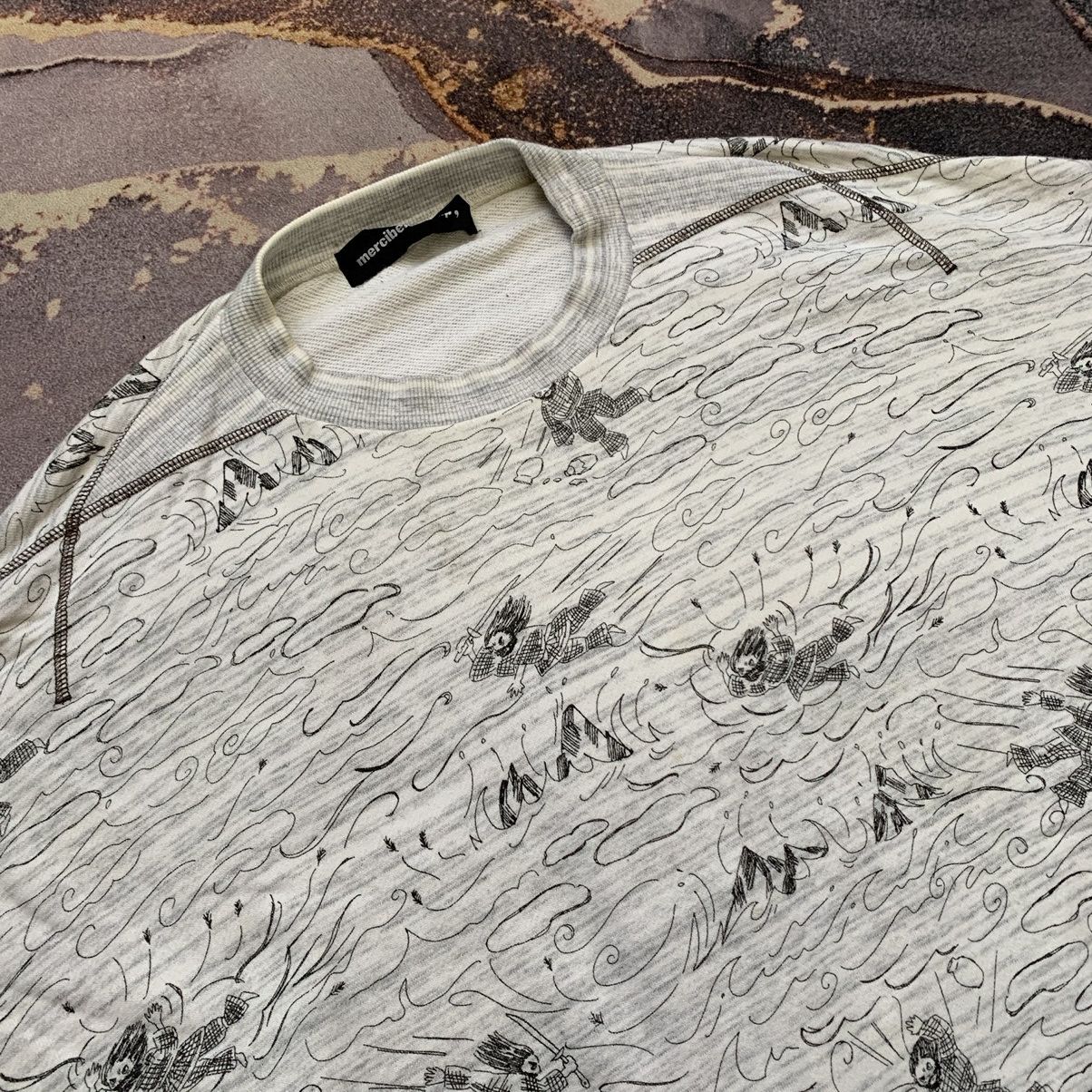 Issey Miyake × Japanese Brand × mercibeaucoup Mercibeaucoup Samurai Motive’s Sweatshirt Size M / US 6-8 / IT 42-44 - 3 Thumbnail