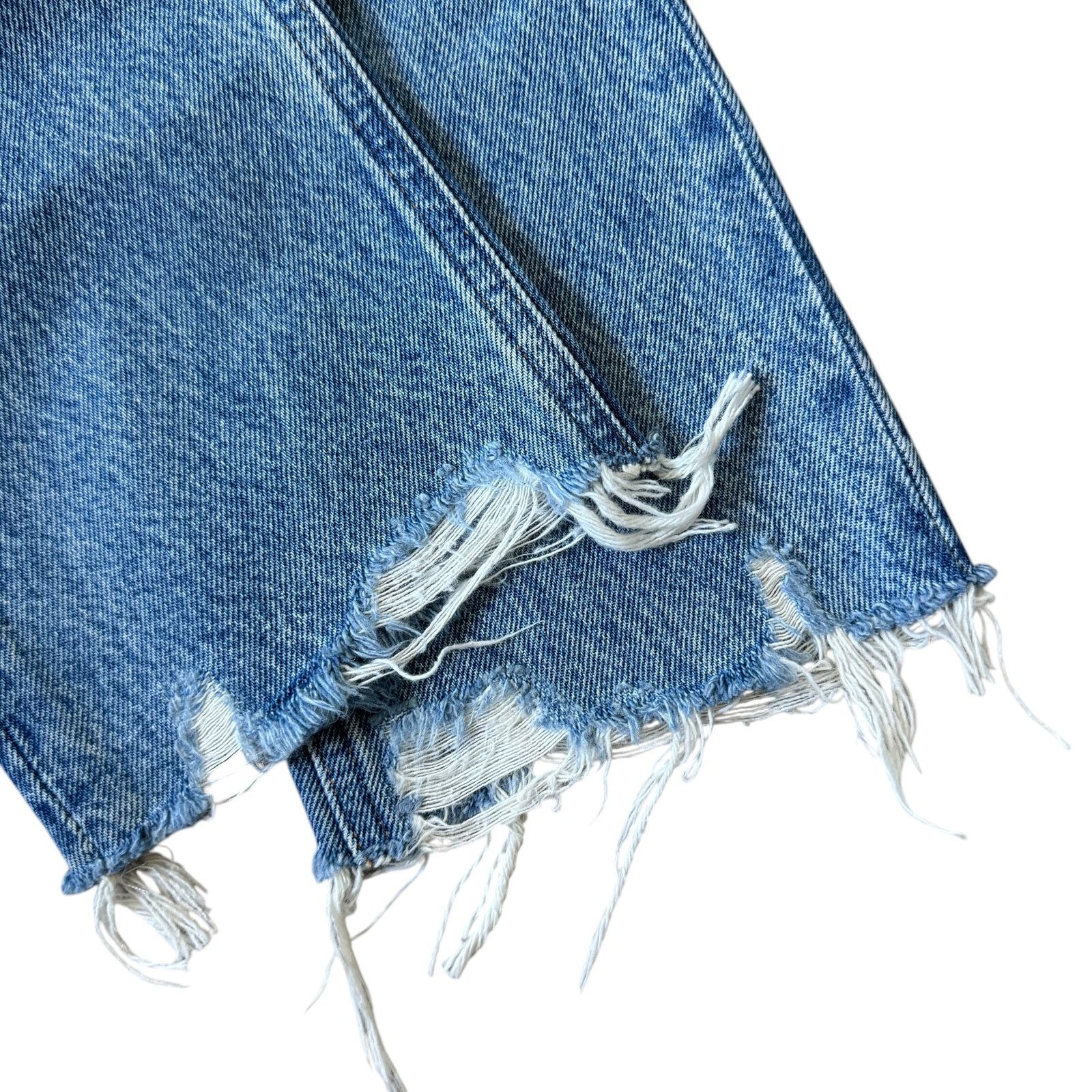 Agolde AGOLDE Riley High Rise Straight Crop Jean Haven Wash Size 25" / US 0 / IT 36 - 4 Thumbnail