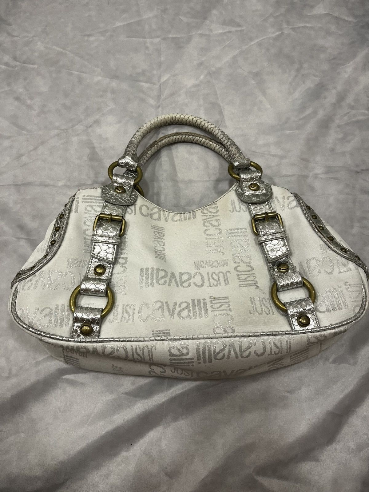 Just Cavalli Just Cavalli Vintage Y2K Overprinted Bag Size ONE SIZE - 4 Thumbnail