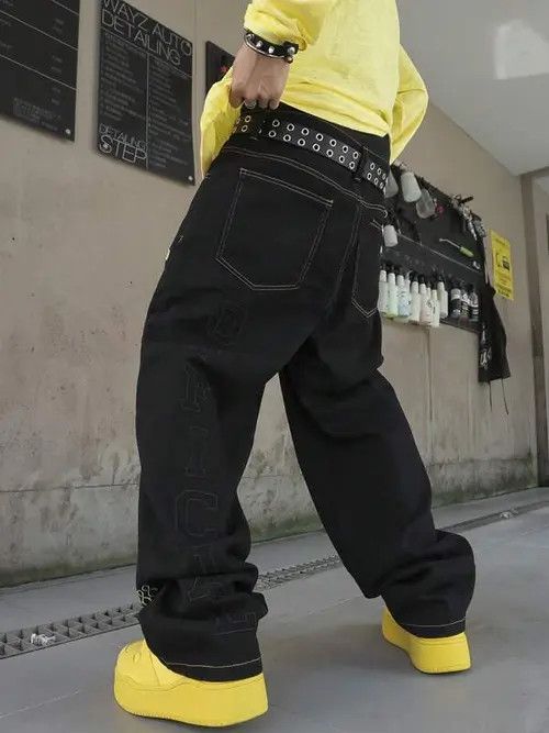 Jean Modern DRIP Graphic baggy jeans pants Size US 34 / EU 50 - 2 Thumbnail